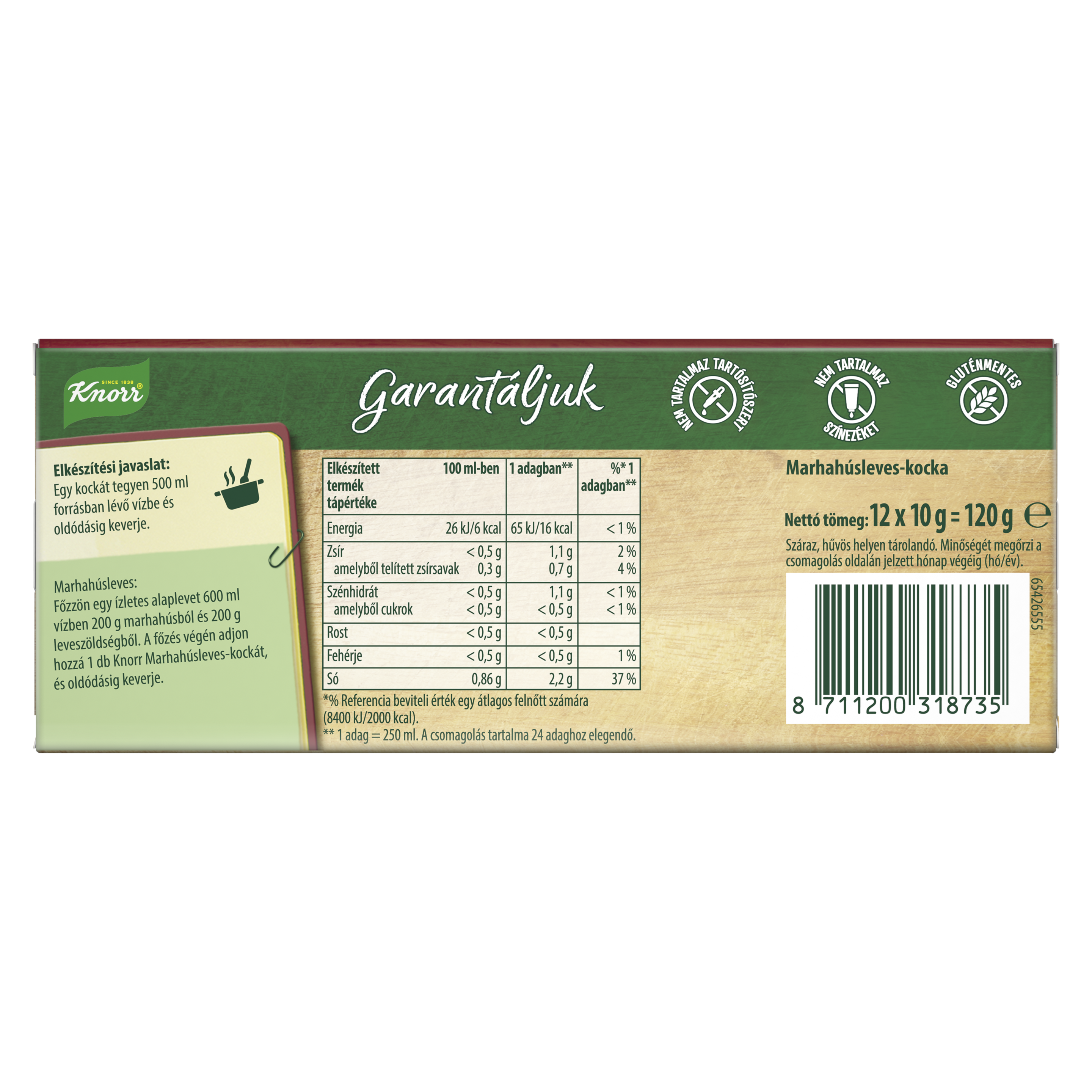 Knorr Marhahúsleves-kocka