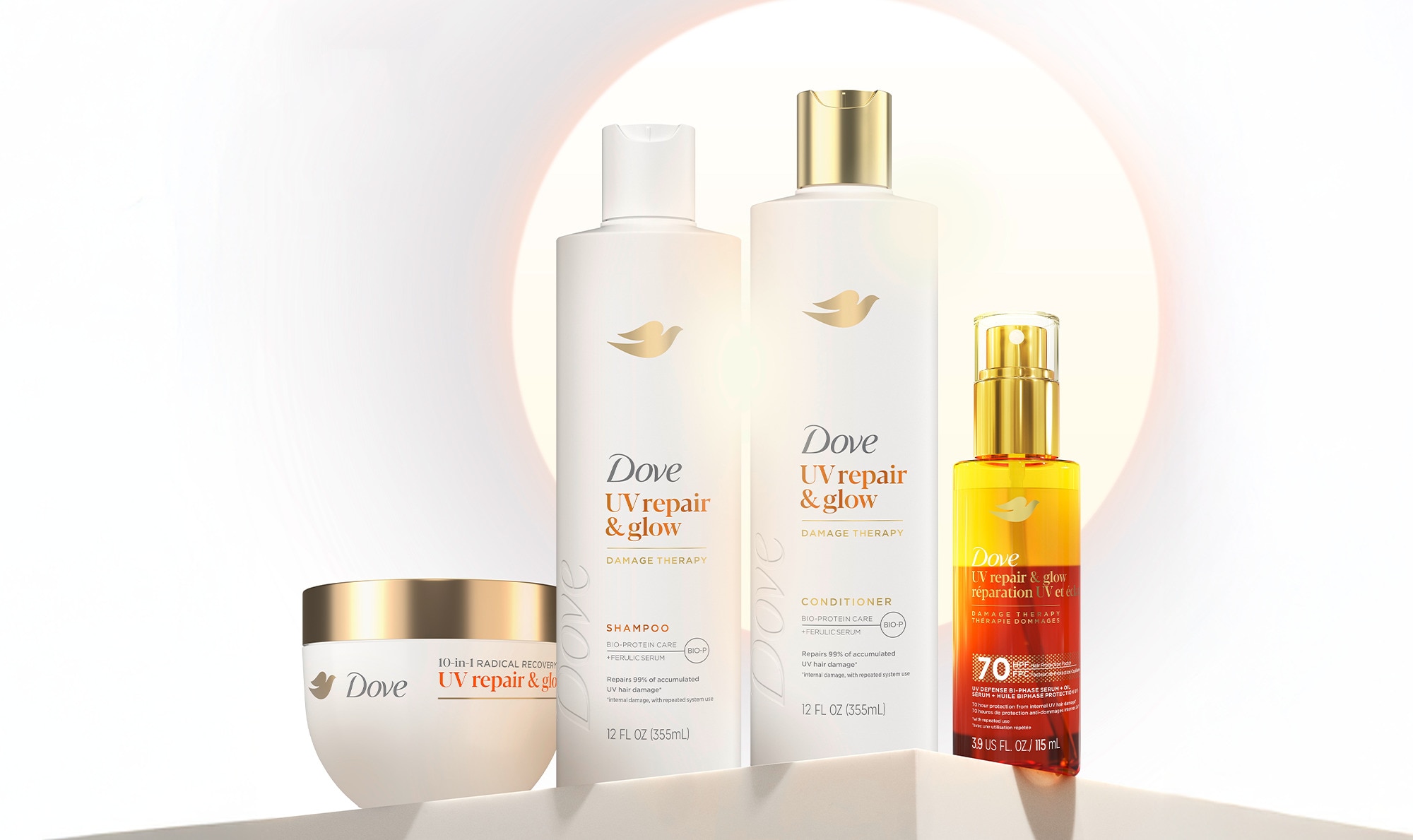 Dove UV Damage and Repair range