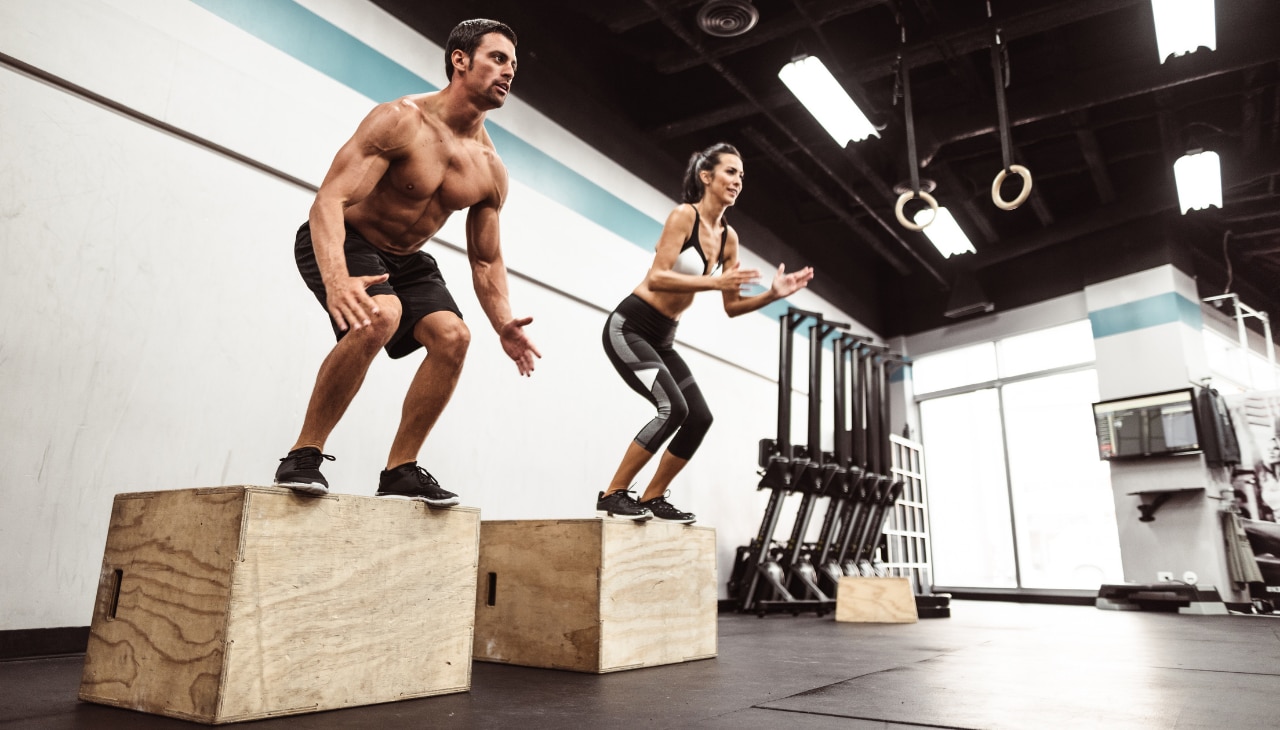 3. Box Step-Up Jumps