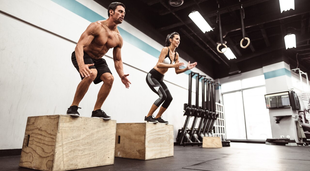 3. Box Step-Up Jumps