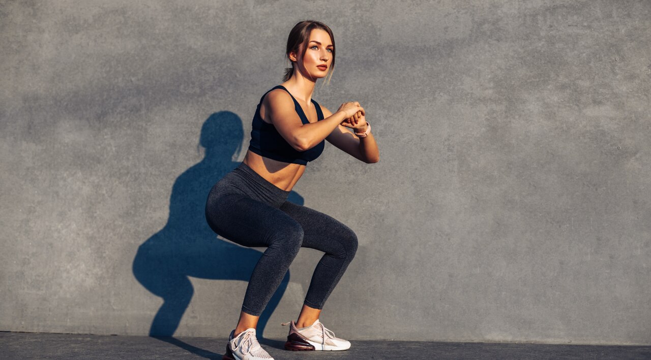 2. Squat Jumps