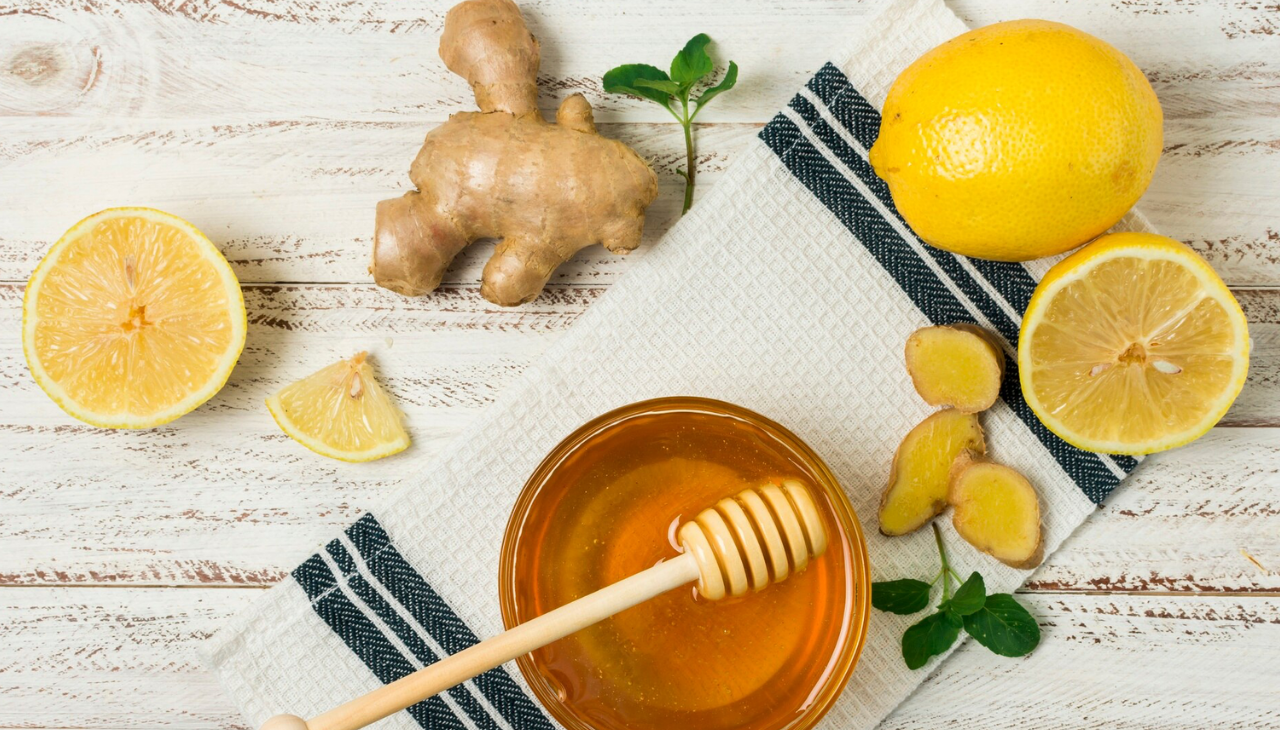 2. Lemon + Honey