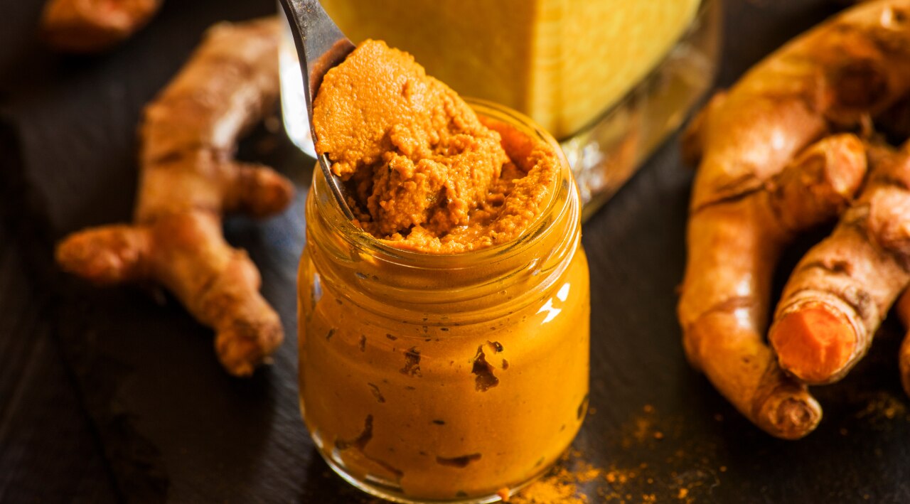 3. Turmeric + Sandalwood