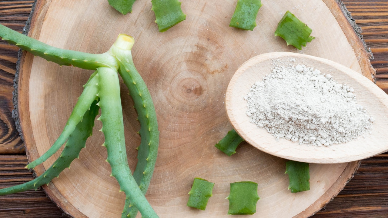 5. Rice Flour + Aloe Vera