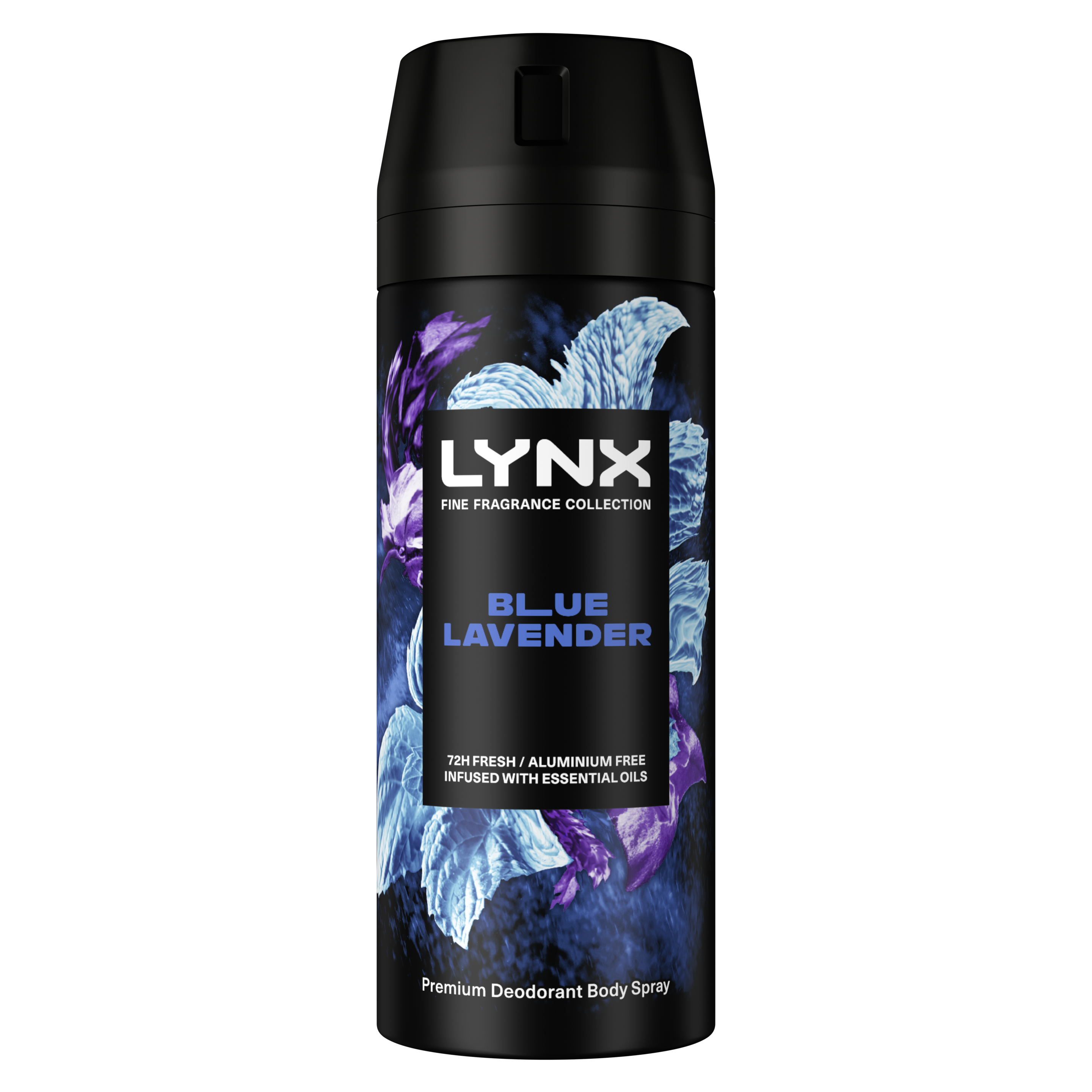 LYNX FINE FRAGRANCE COLLECTION BLUE LAVENDER PREMIUM DEODORANT BODY SPRAY 150ML