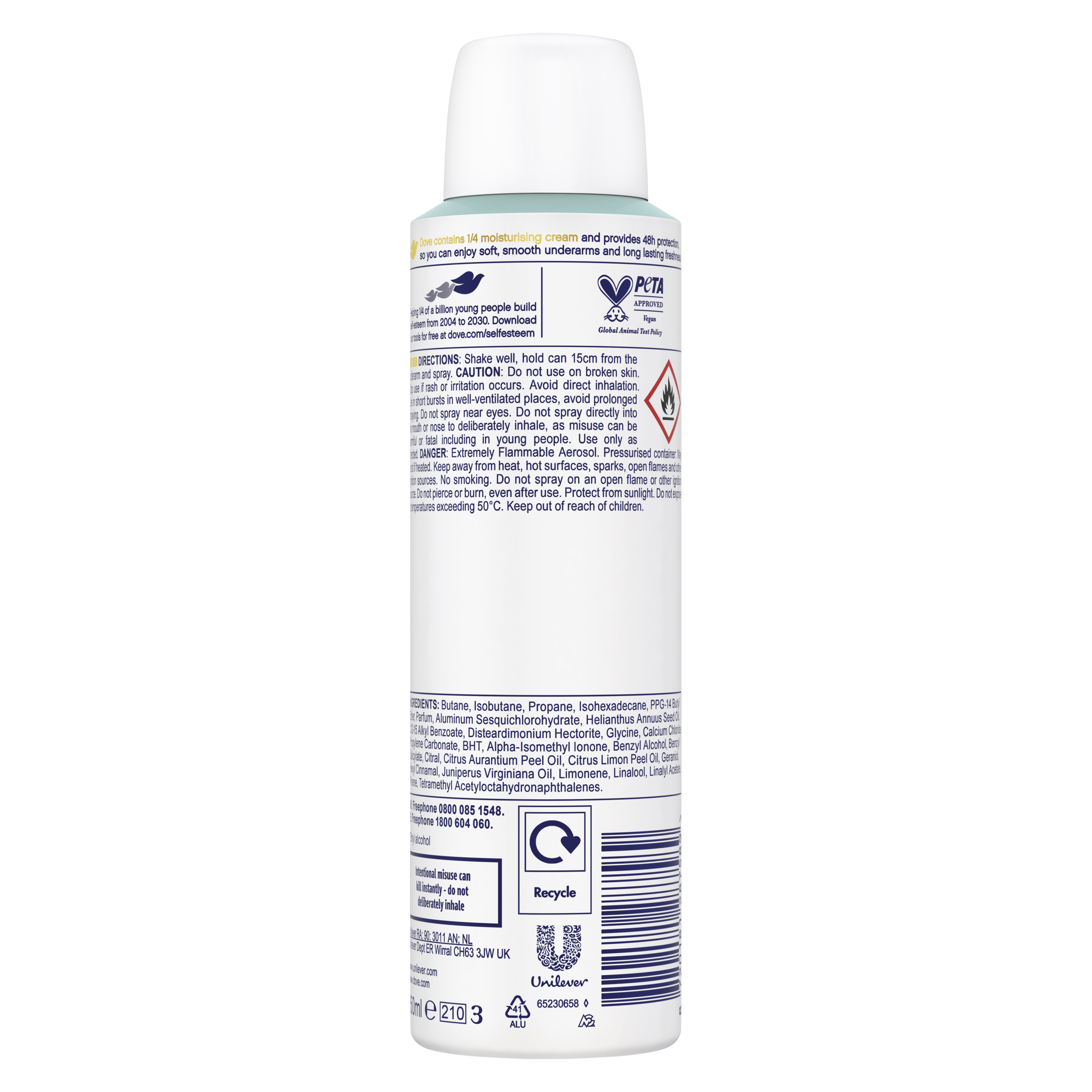 Dove 48hr Fresh Care Antiperspirant Deodorant Spray 200ml