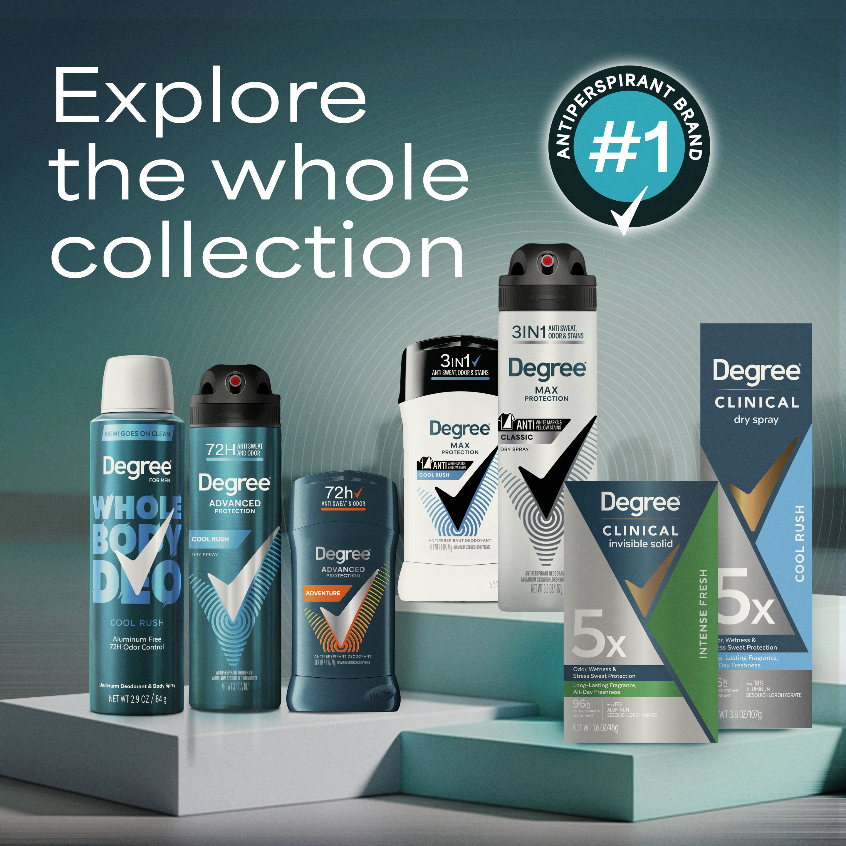 Ocean Chill Whole Body Deodorant Spray For Men, Aluminum Free