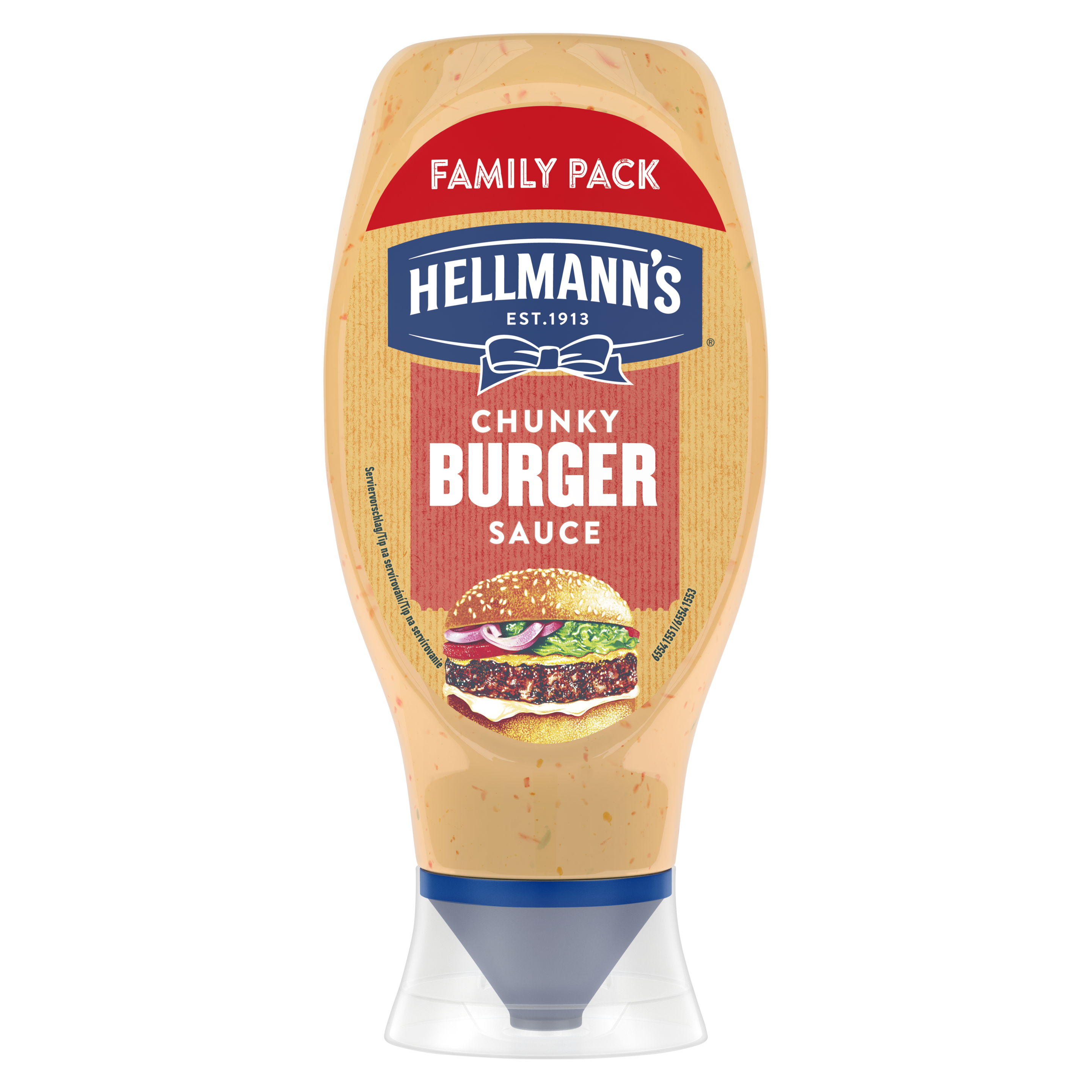 HELLMANN’S Chunky Burger szósz XL 434g packshot