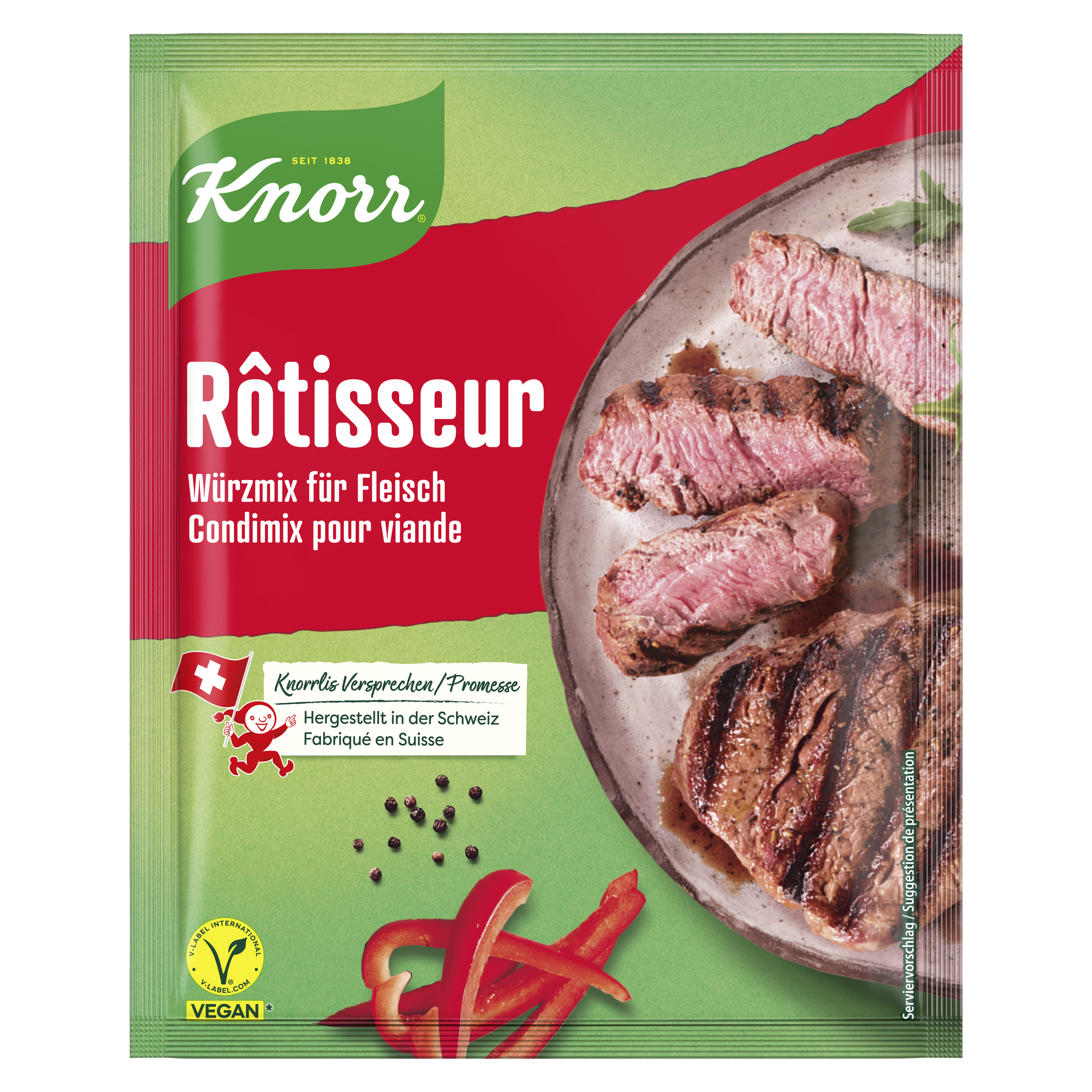 KNORR Rôtisseur Mélange d'épices  pour viande Sachet de 88 g