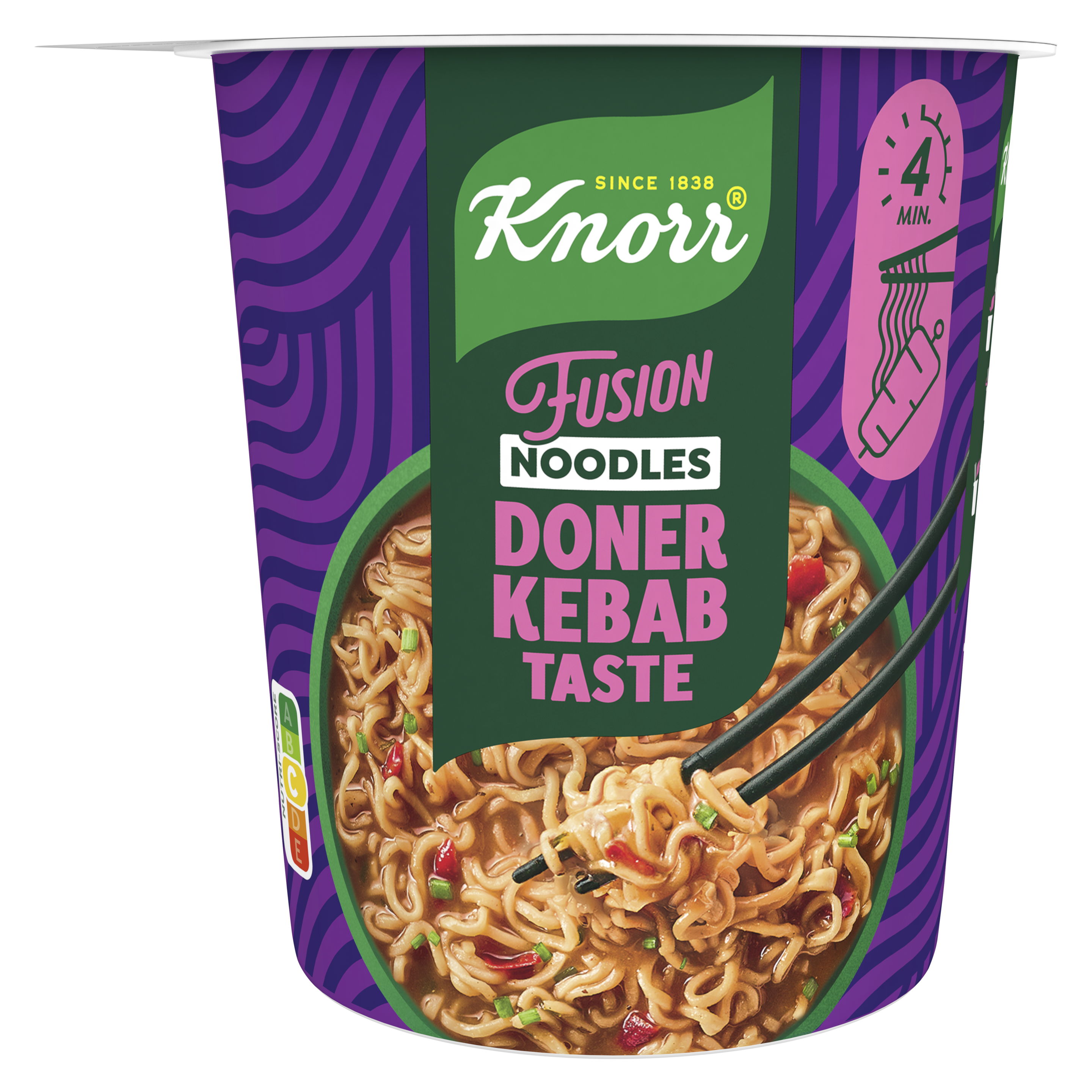 Knorr Fusion Noodles Döner Kebab Taste 80g Becher packshot