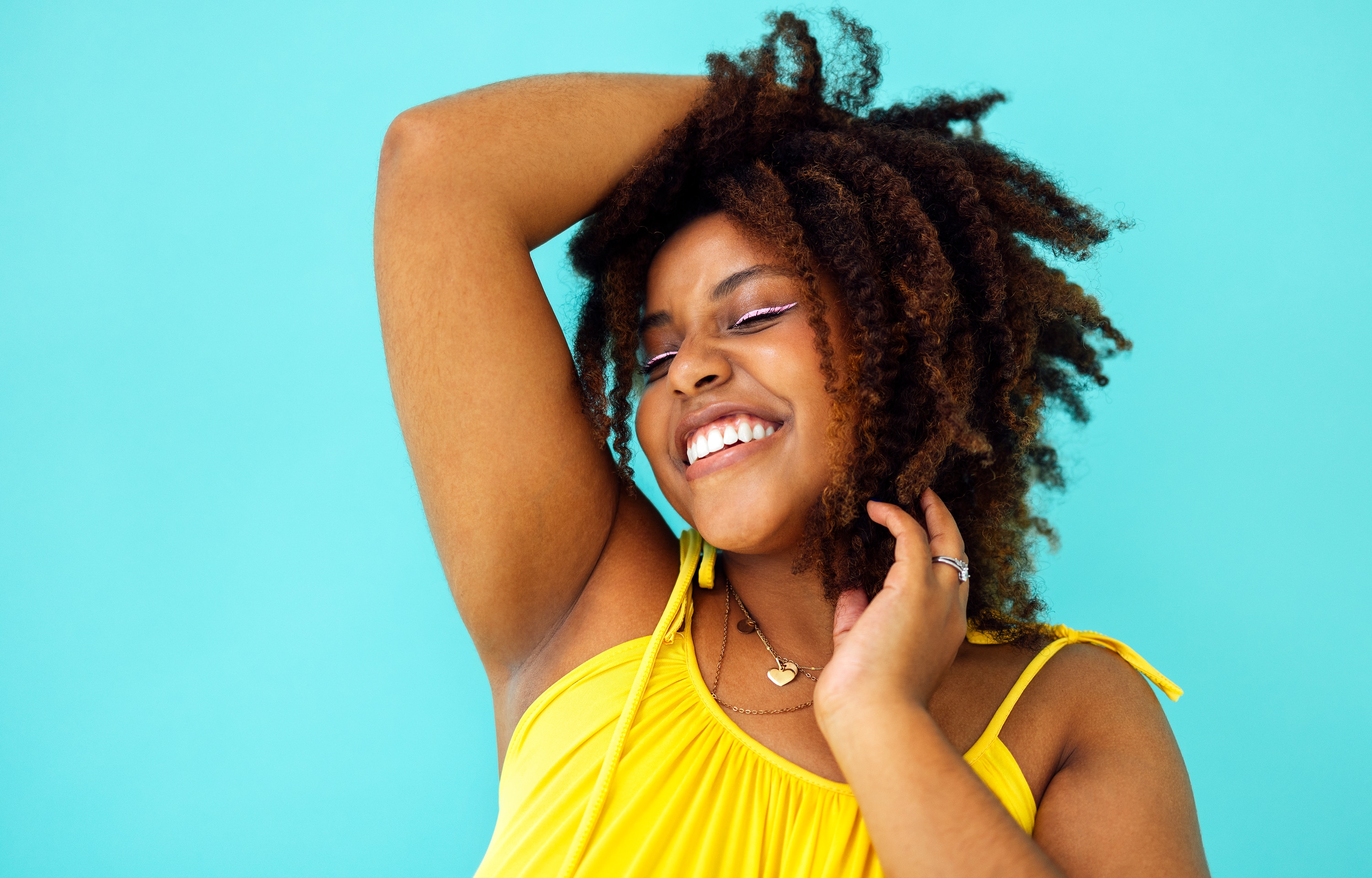 Girl with Pink Crisp Hair