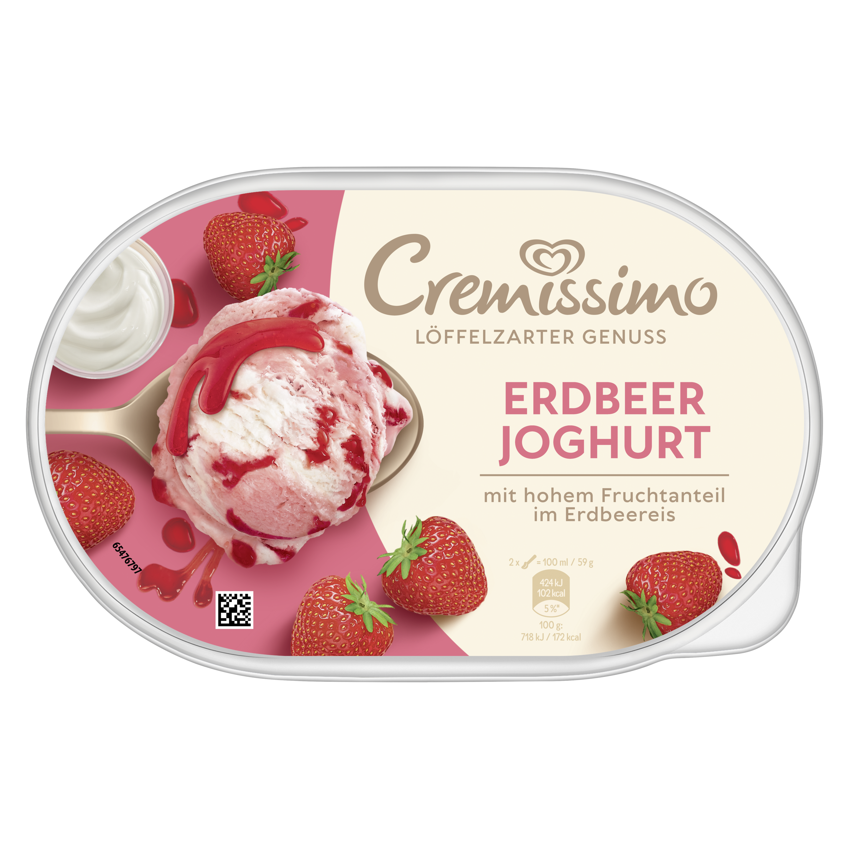 Cremissimo Erdbeer Joghurt packshot