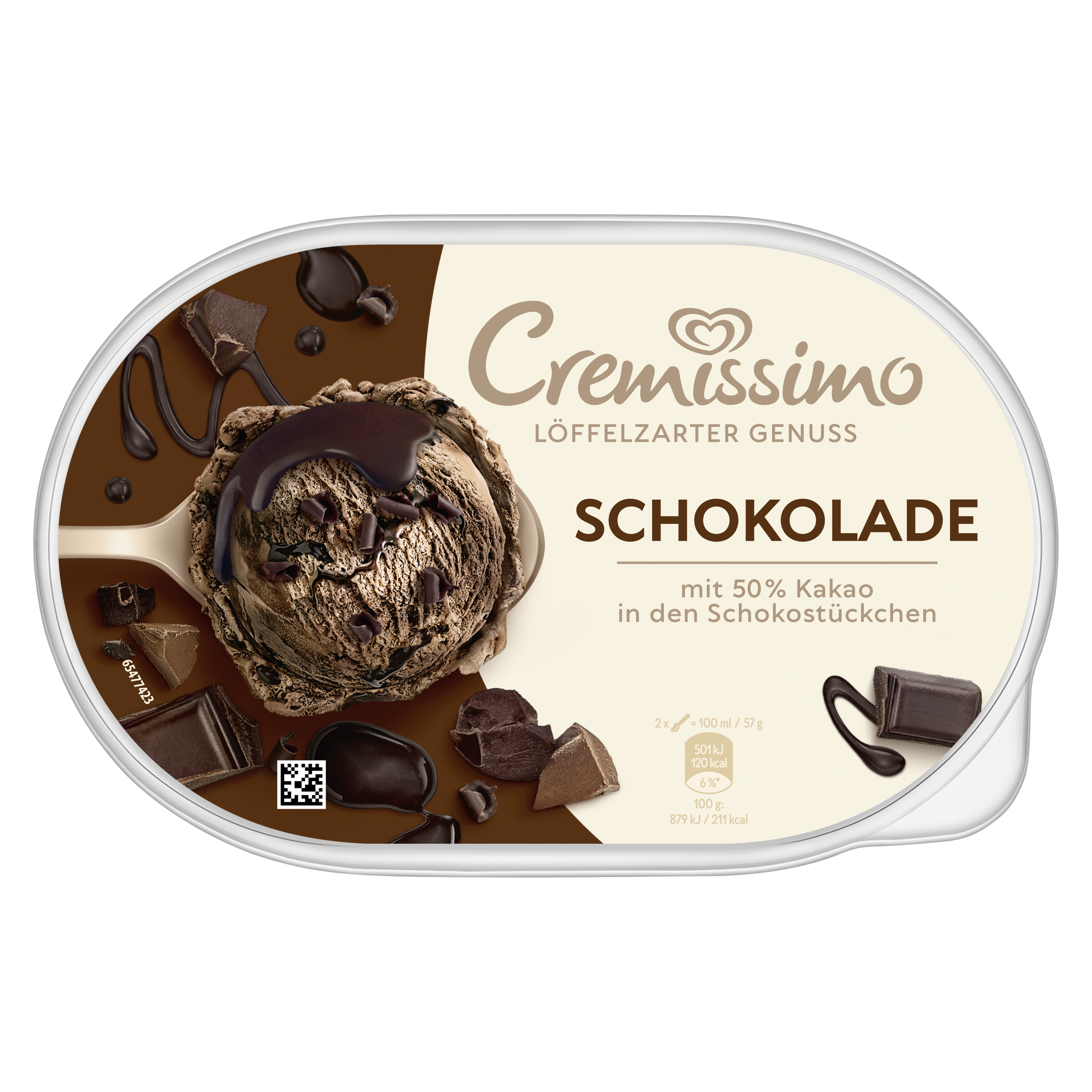 Cremissimo Schokolade packshot