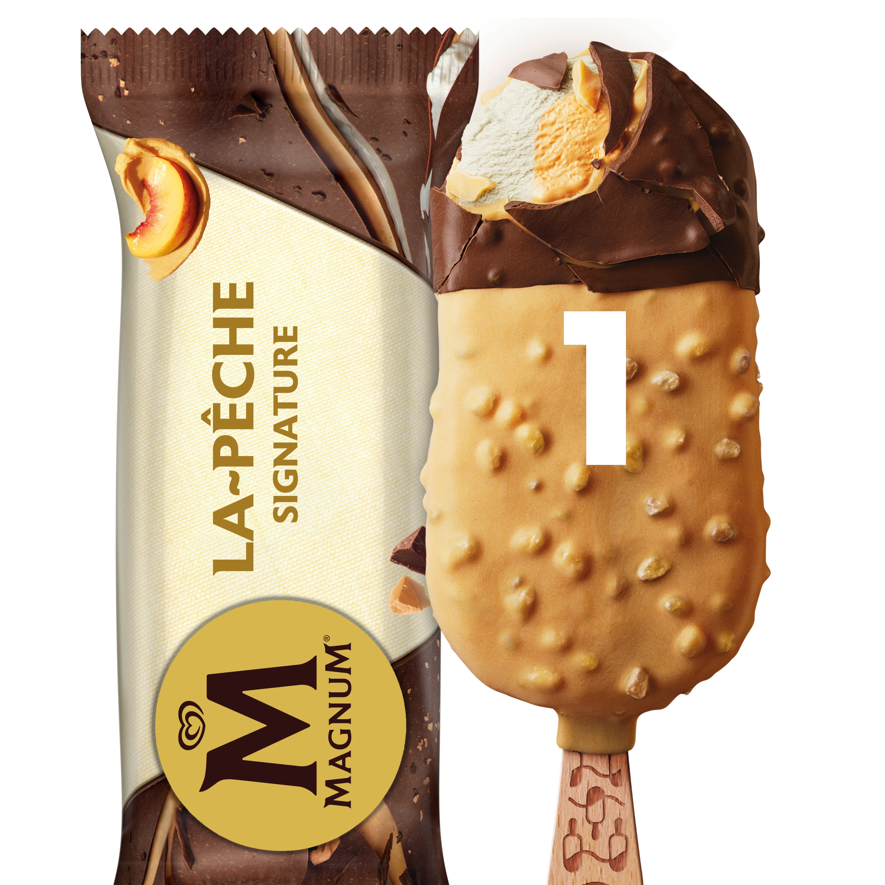 Magnum La Pêche 1 x 90 ml - Magnum Österreich packshot