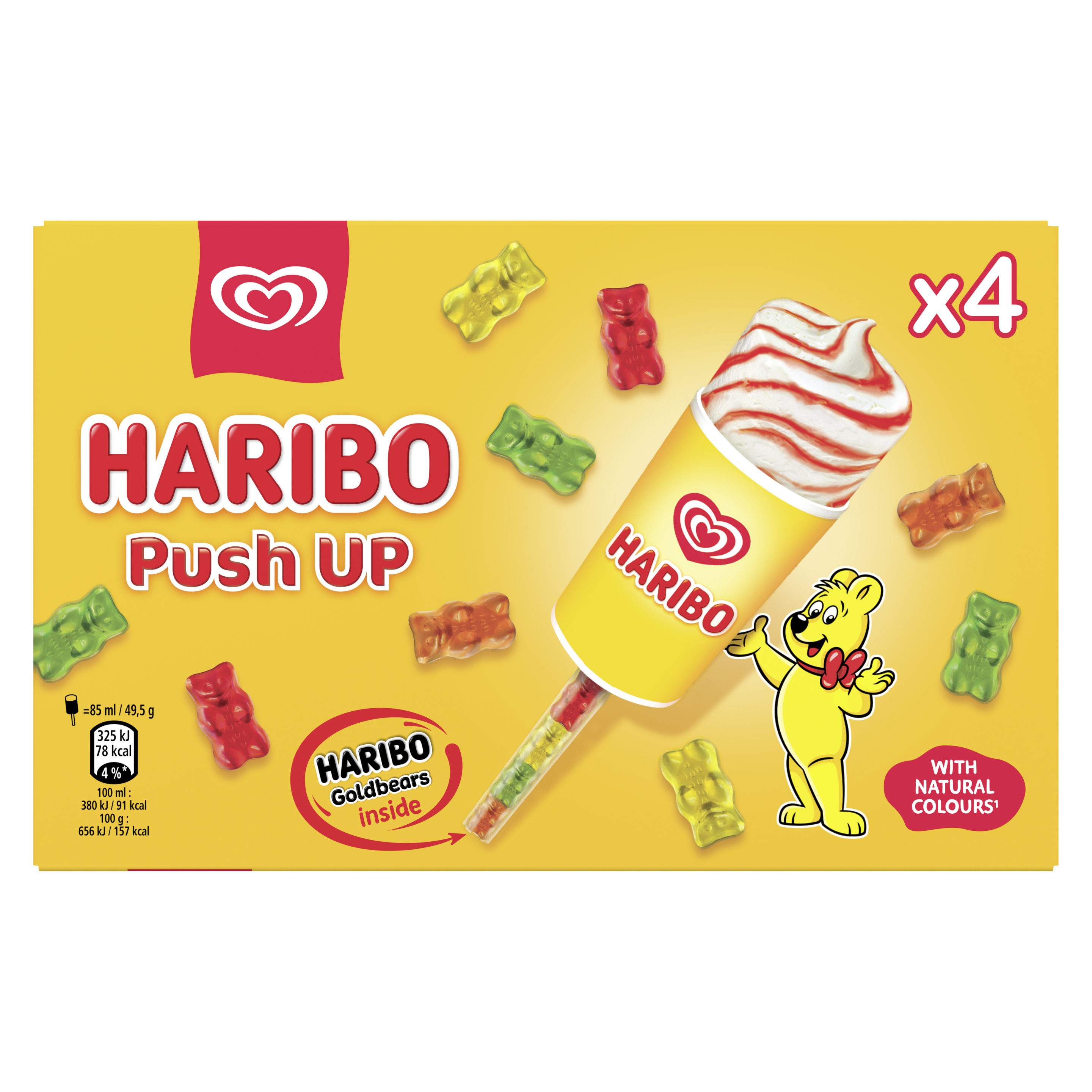Haribo Push UP 4x85ml