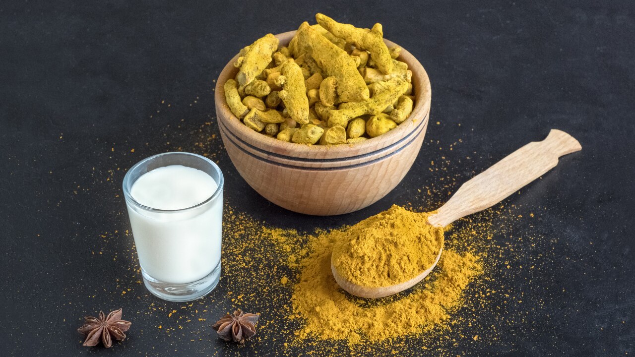 3. Turmeric + Milk Paste