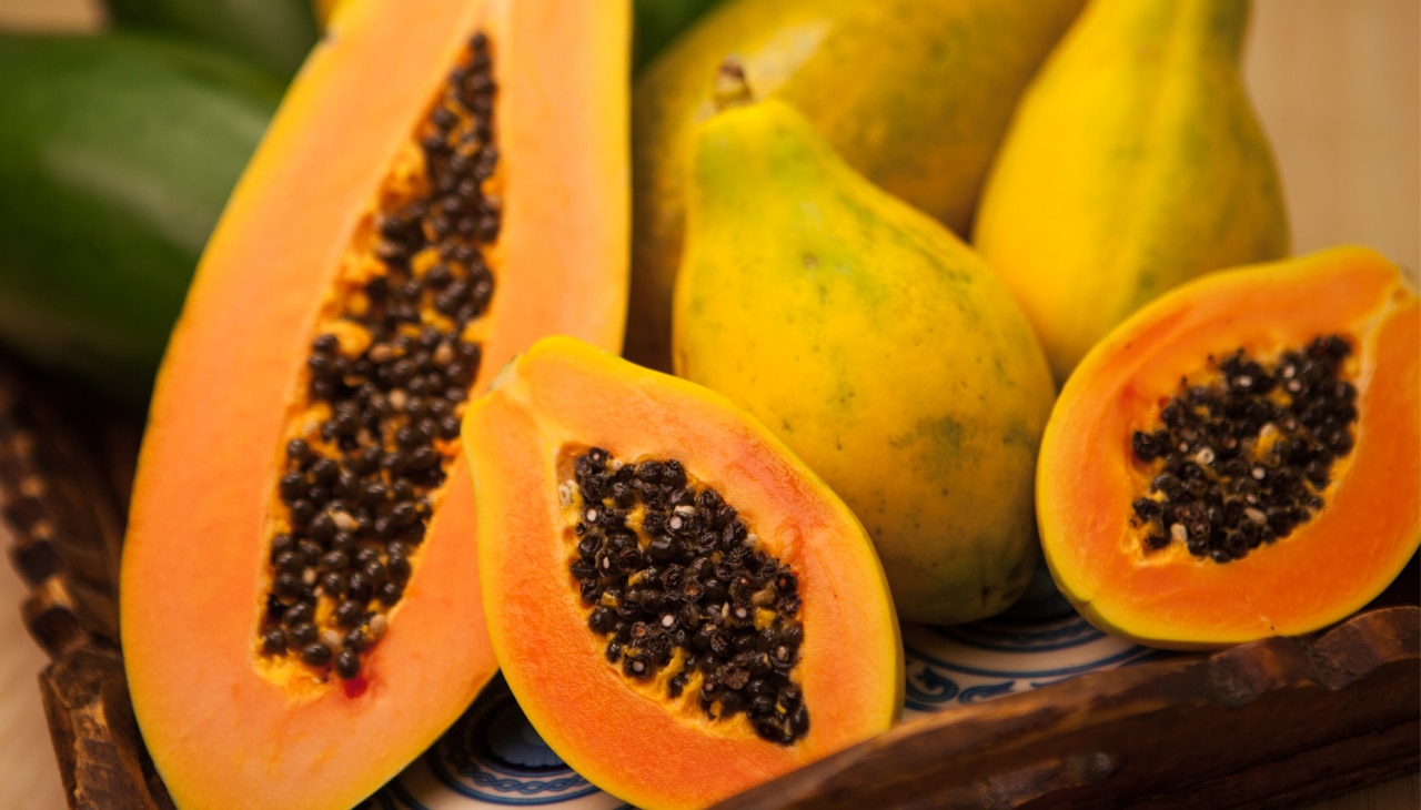 5. Papaya + Honey Mash