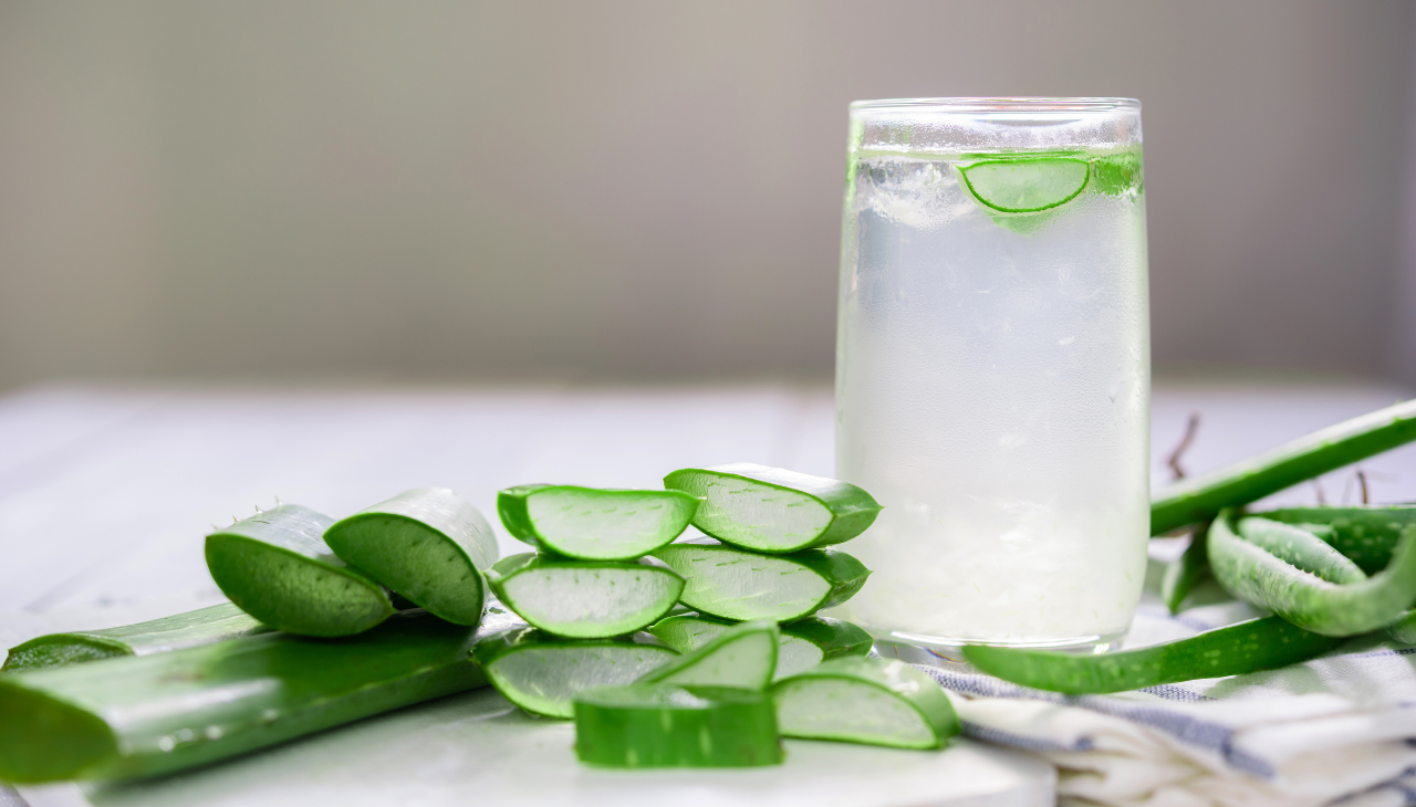 8. Aloe Vera + Rice Water Gel Pack
