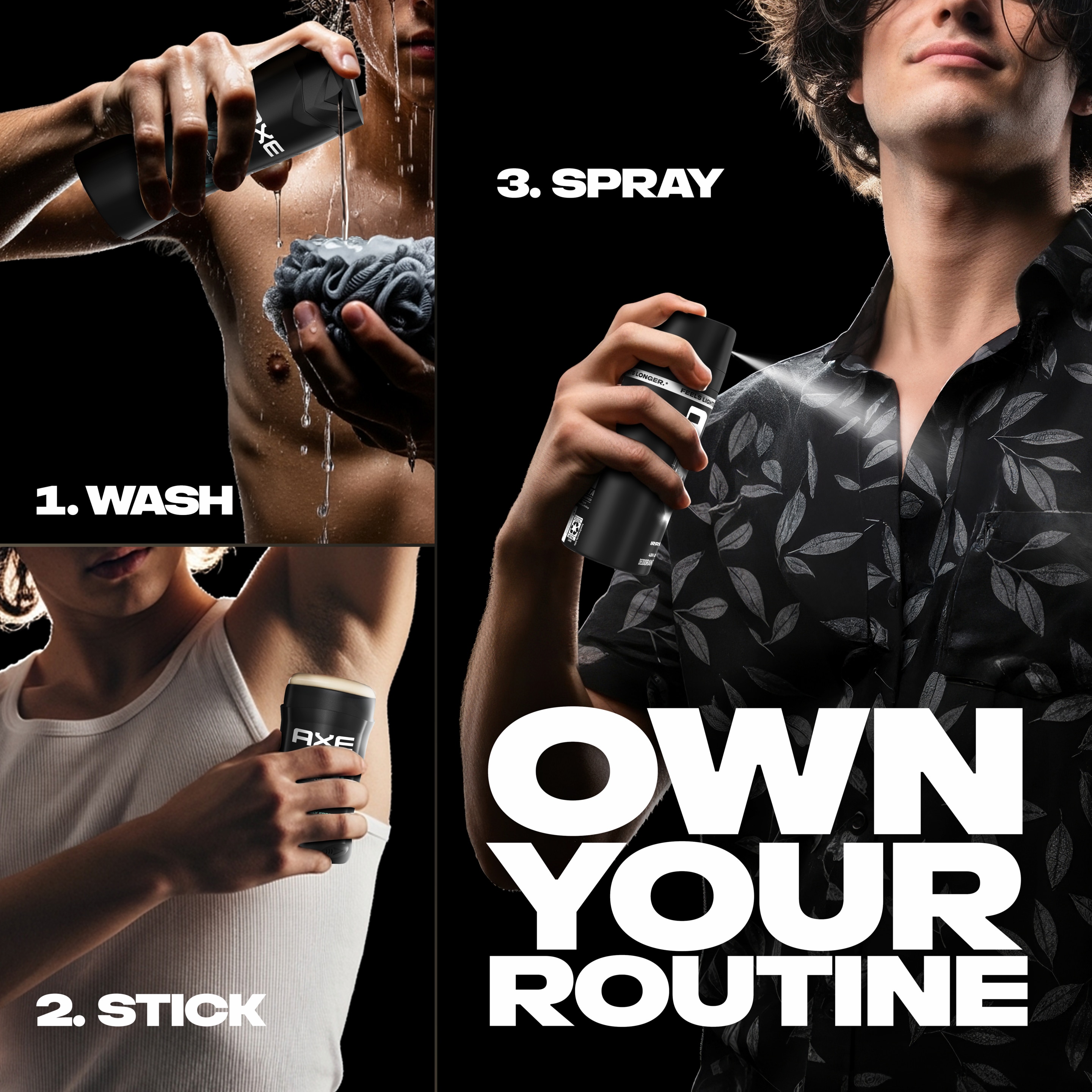 Black XL Deodorant Body Spray