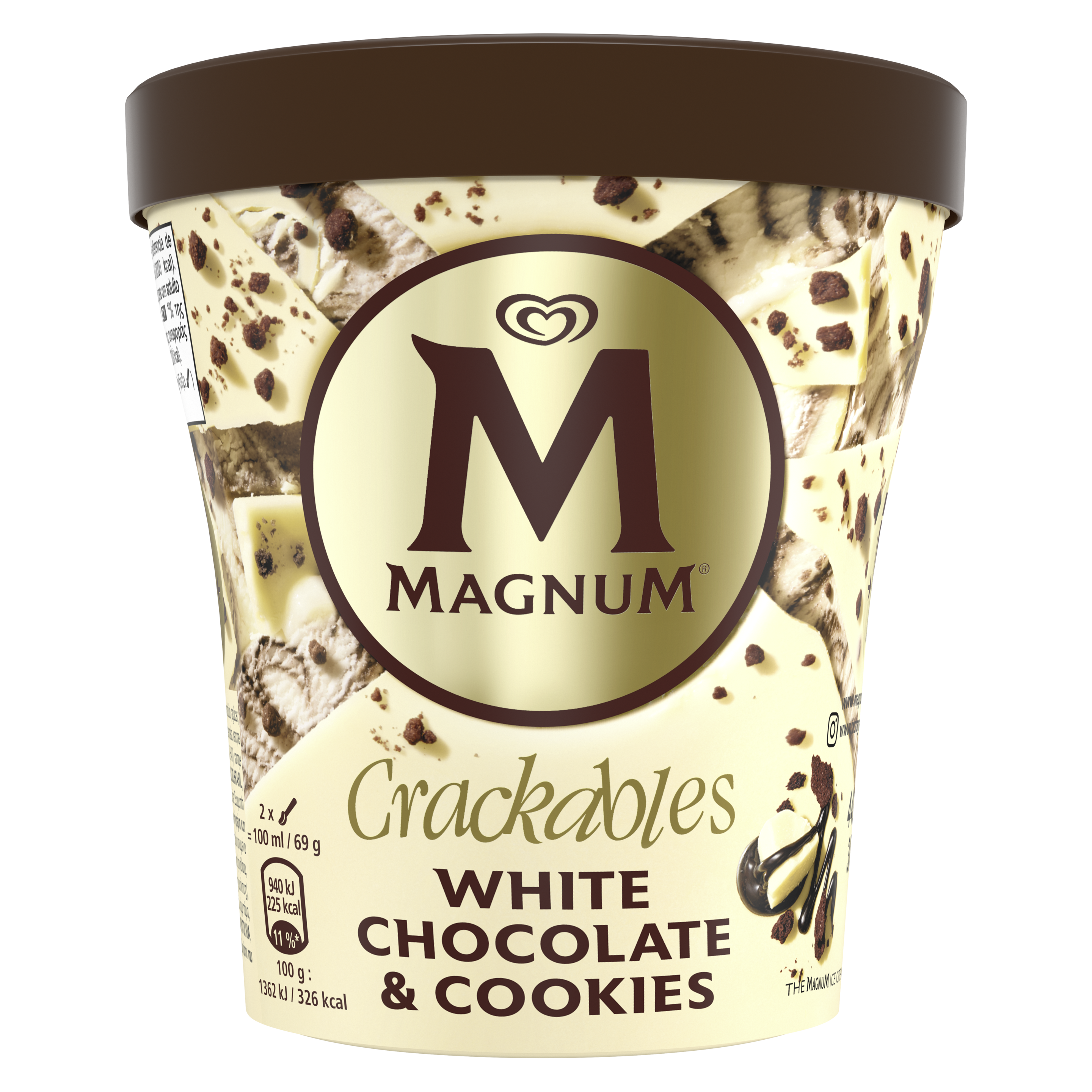 Magnum Crackables White Chocolate & Cookies