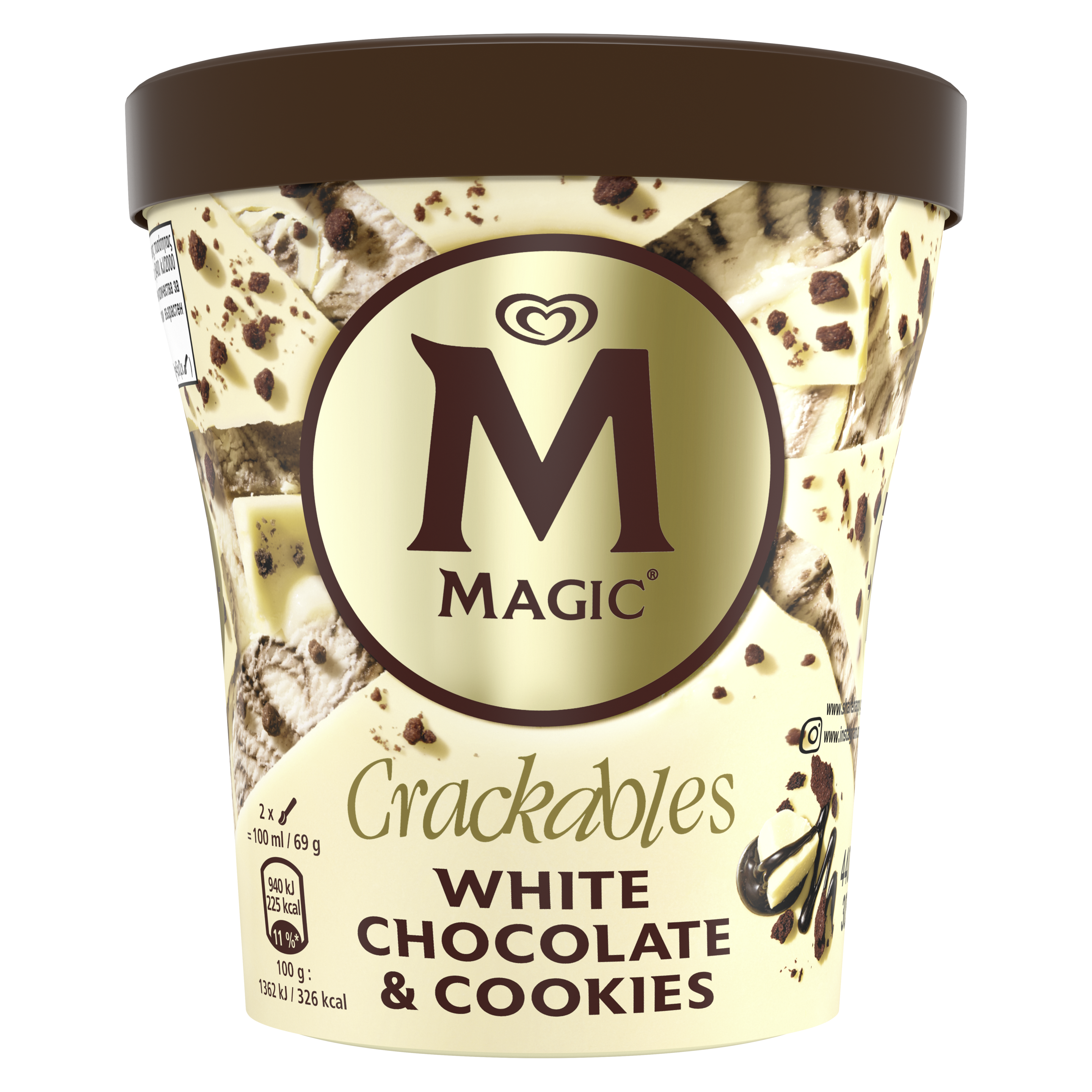 Magic White Chocolate & Cookies packshot