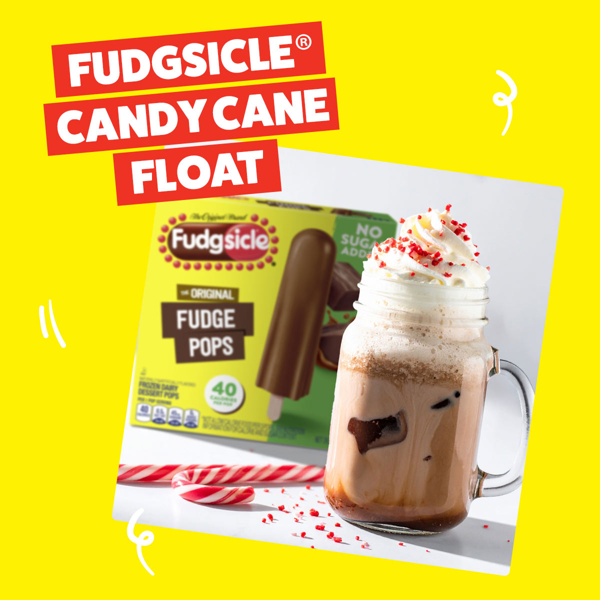 Popsicle Fudgsicle Candy Cane Float preview image
