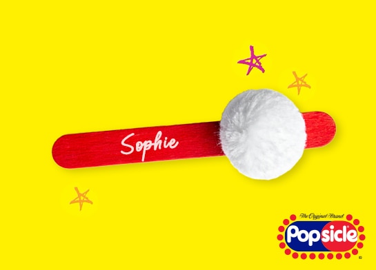 Mini gift tags and place cards made with Popsicle sticks