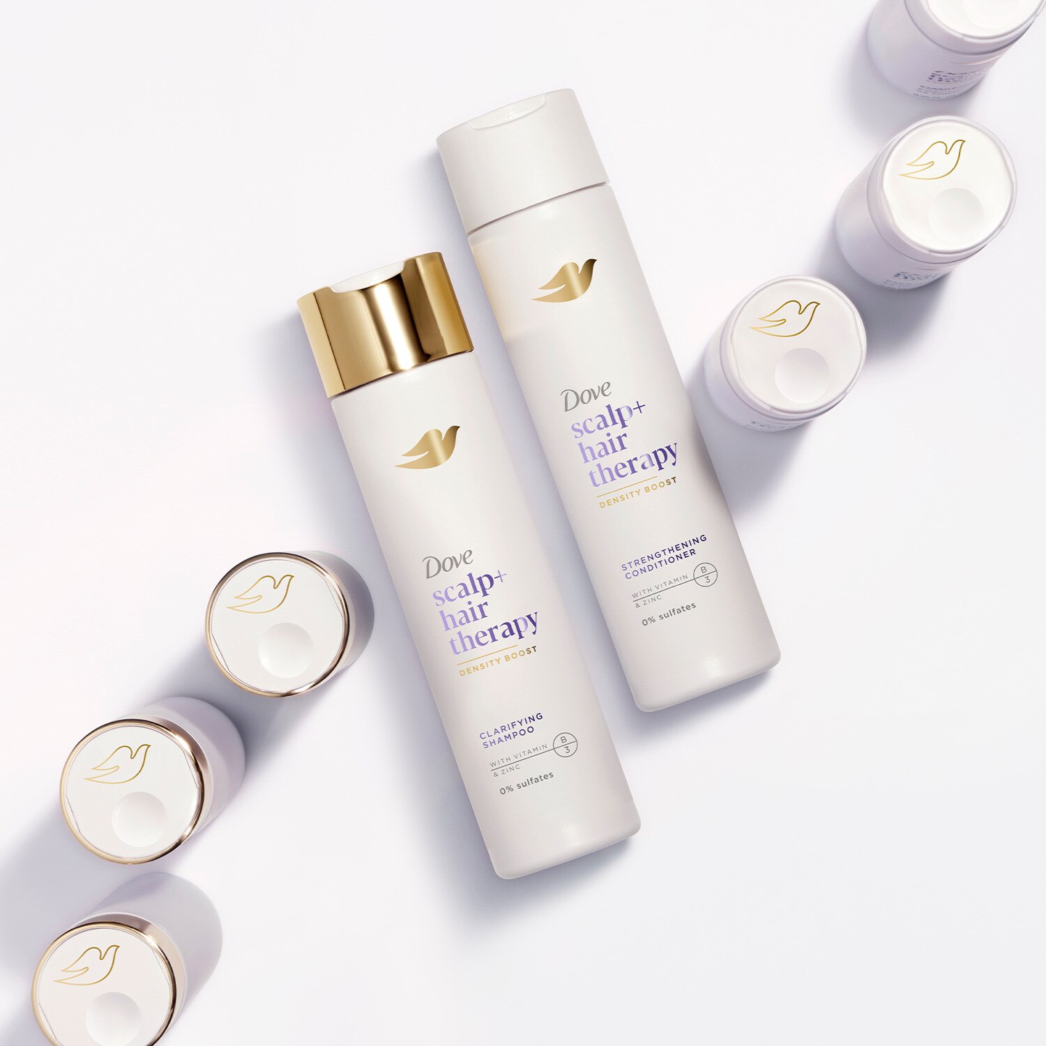 A product shot of the Scalp Hair Therapy range