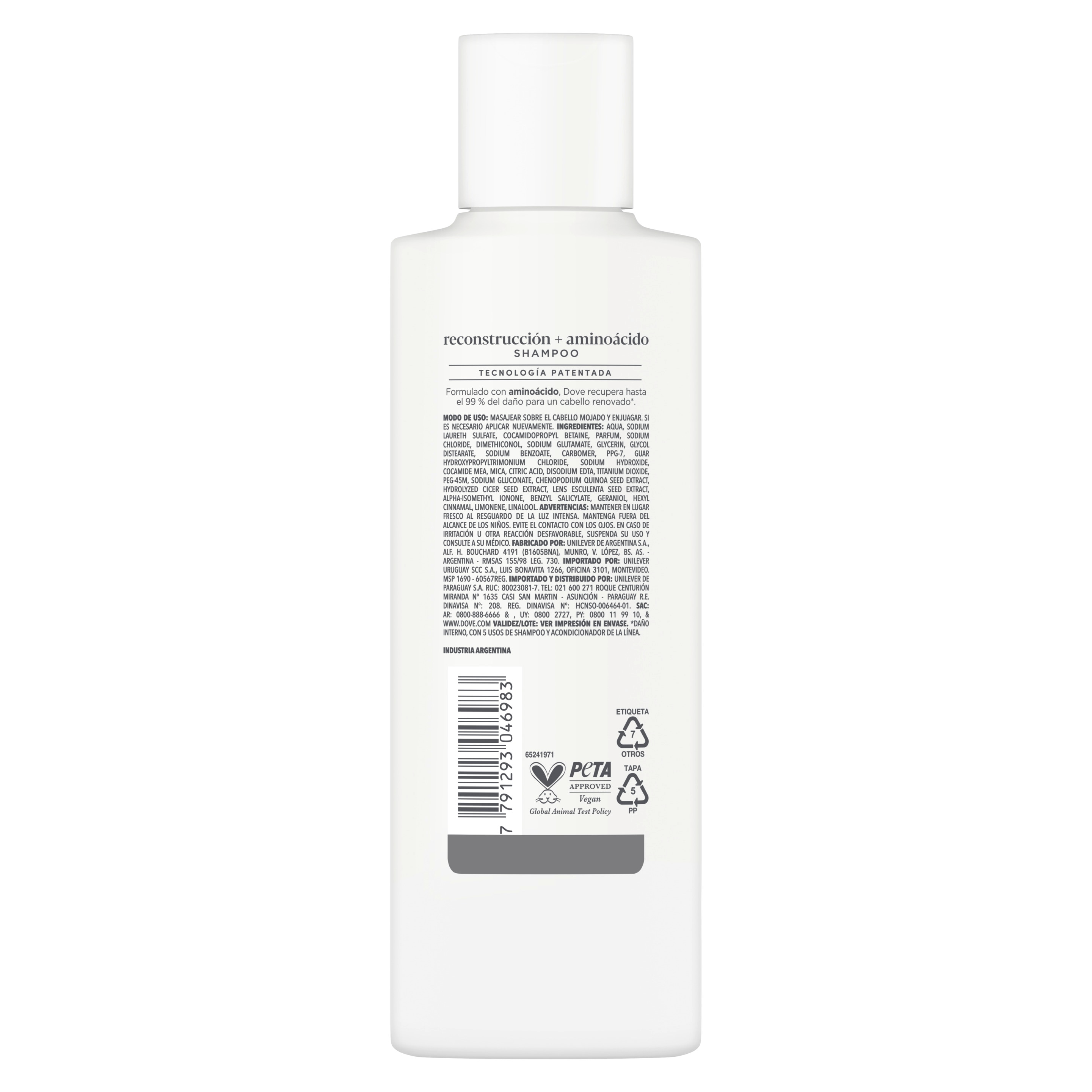 Shampoo Reconstrucción + Aminoácido