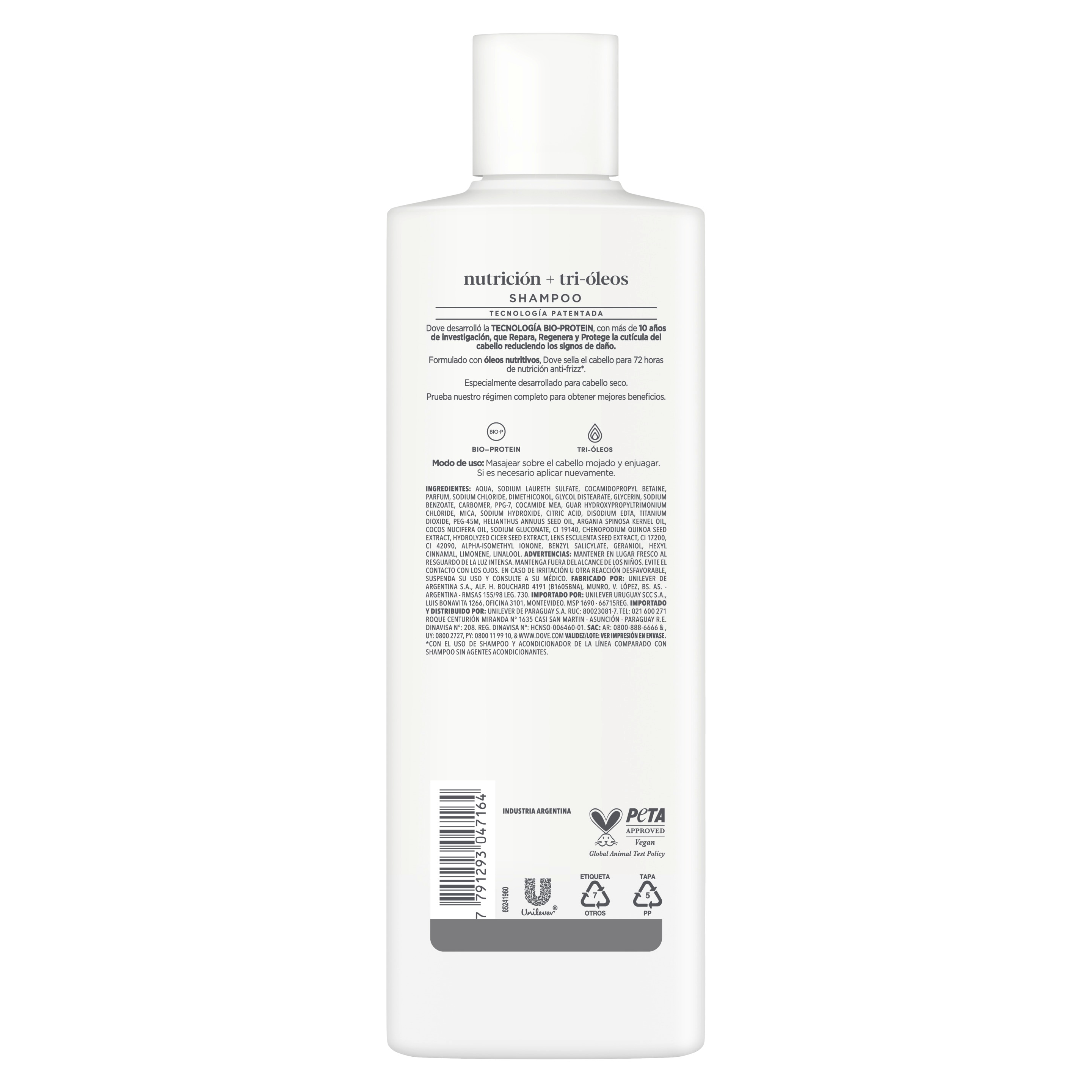 Shampoo Nutrición + Tri-Óleos
