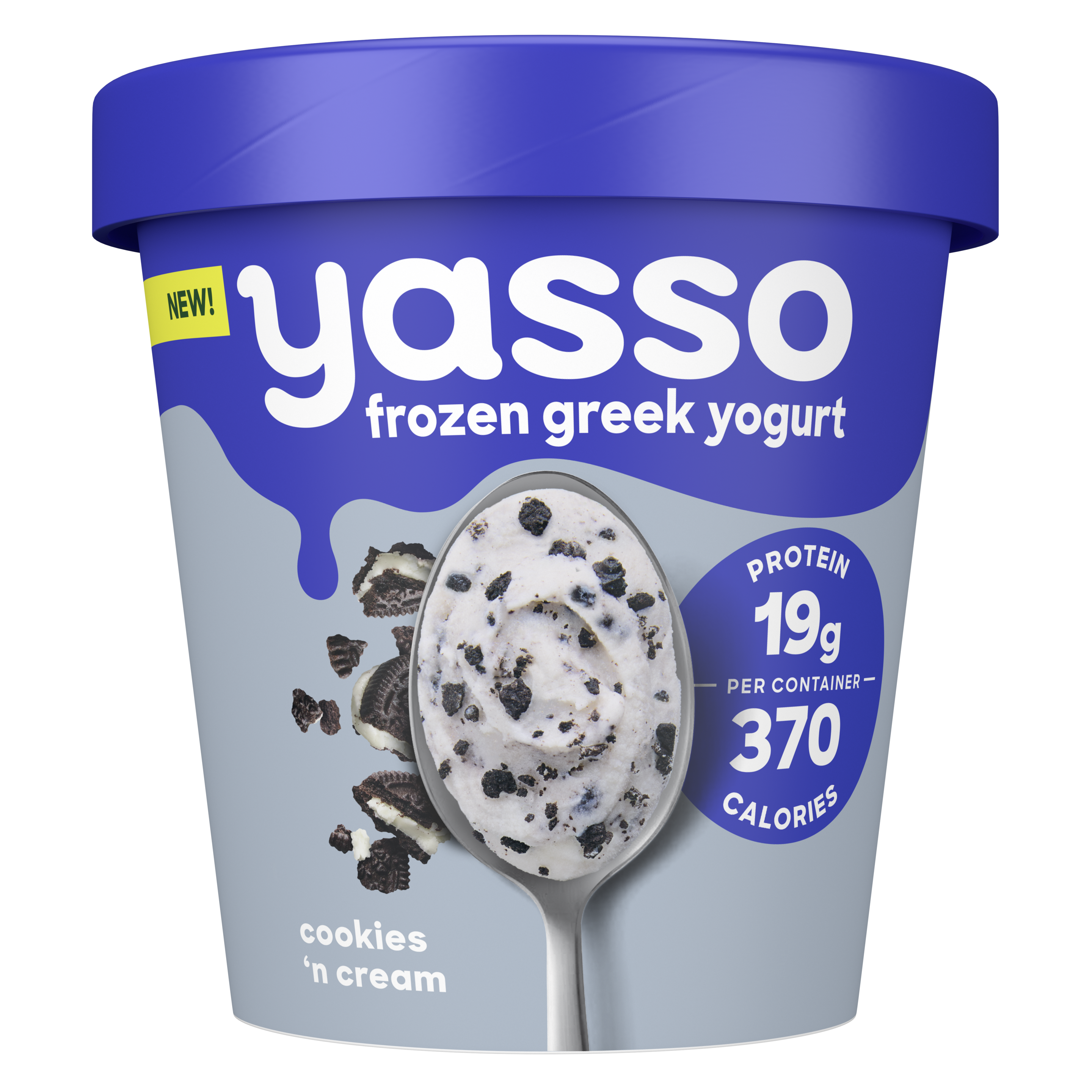 Yasso Spoonables Cookies 'n Cream Hero