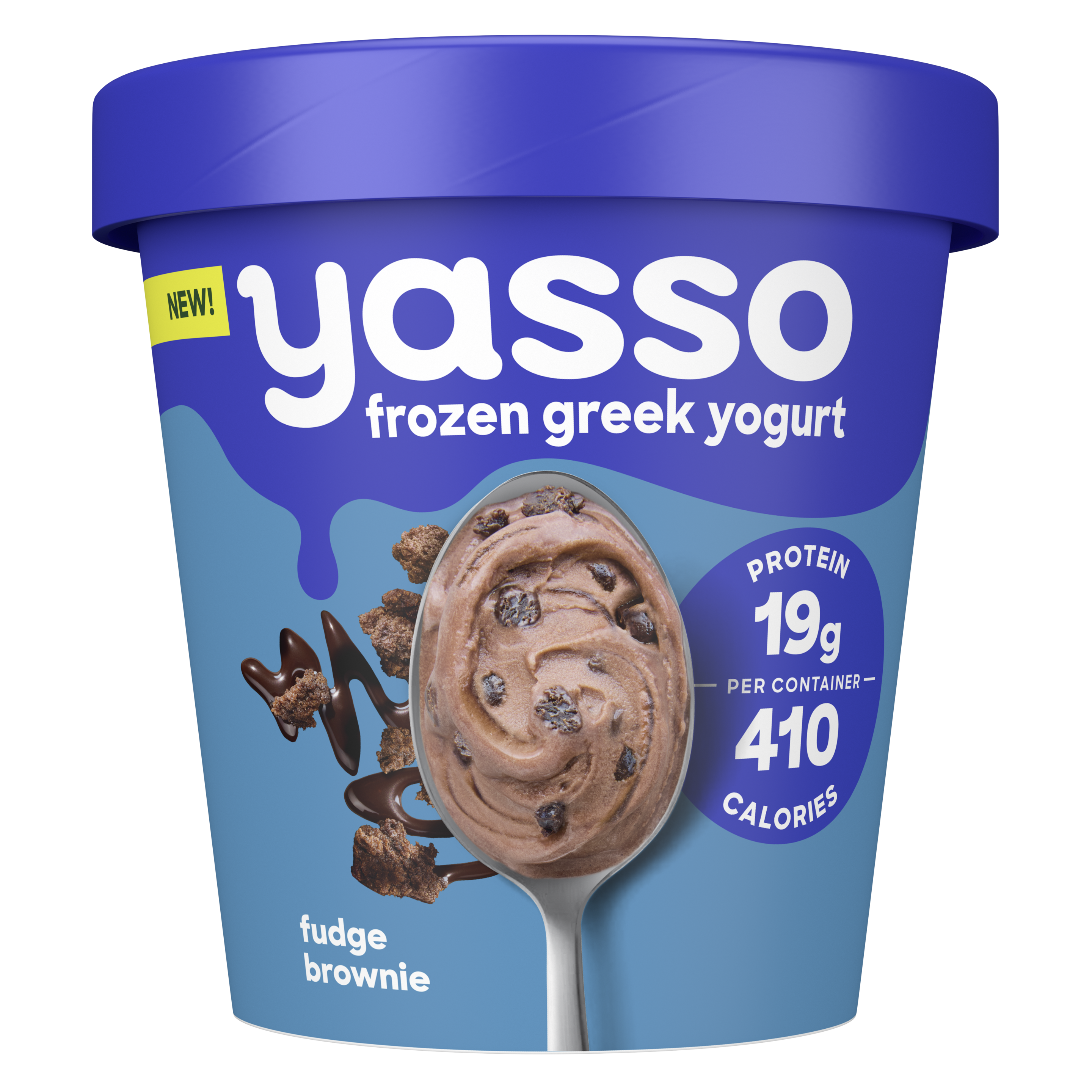 Yasso Spoonables Fudge Brownie Hero packshot