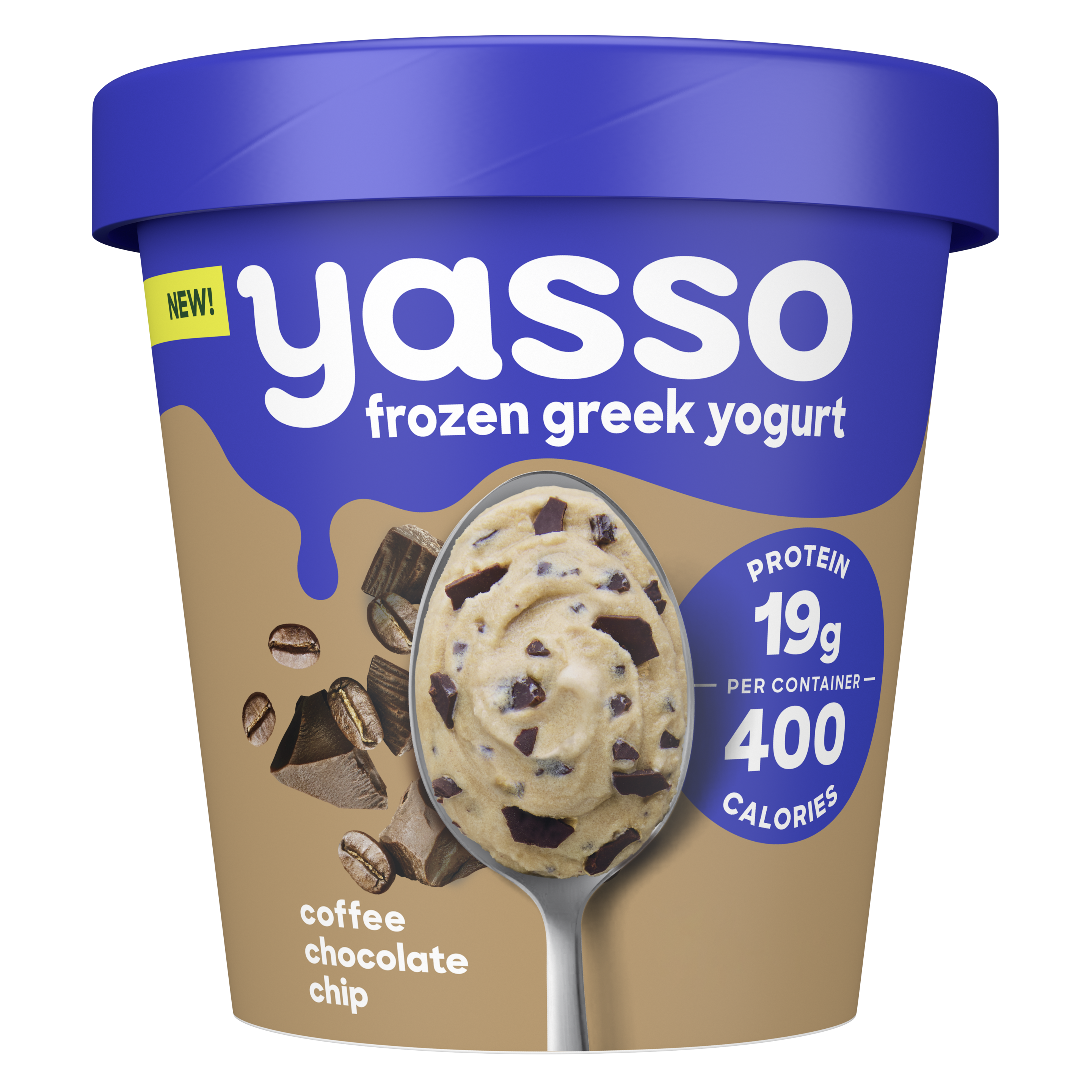 Yasso Spoonables Coffee Chocolate Chip Hero packshot