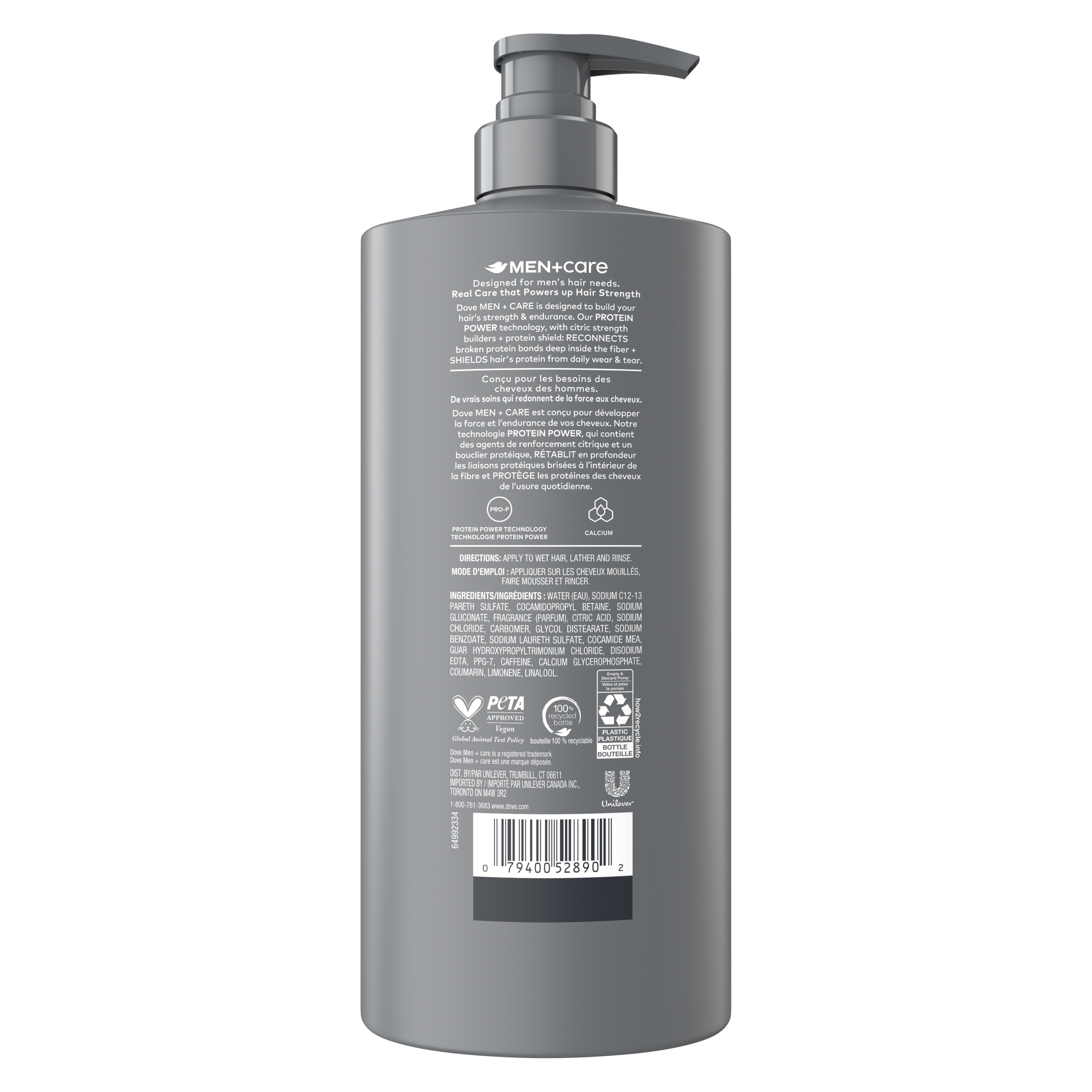 Dove Men+Care Thick & Strong 2-in-1 Shampoo + Conditioner