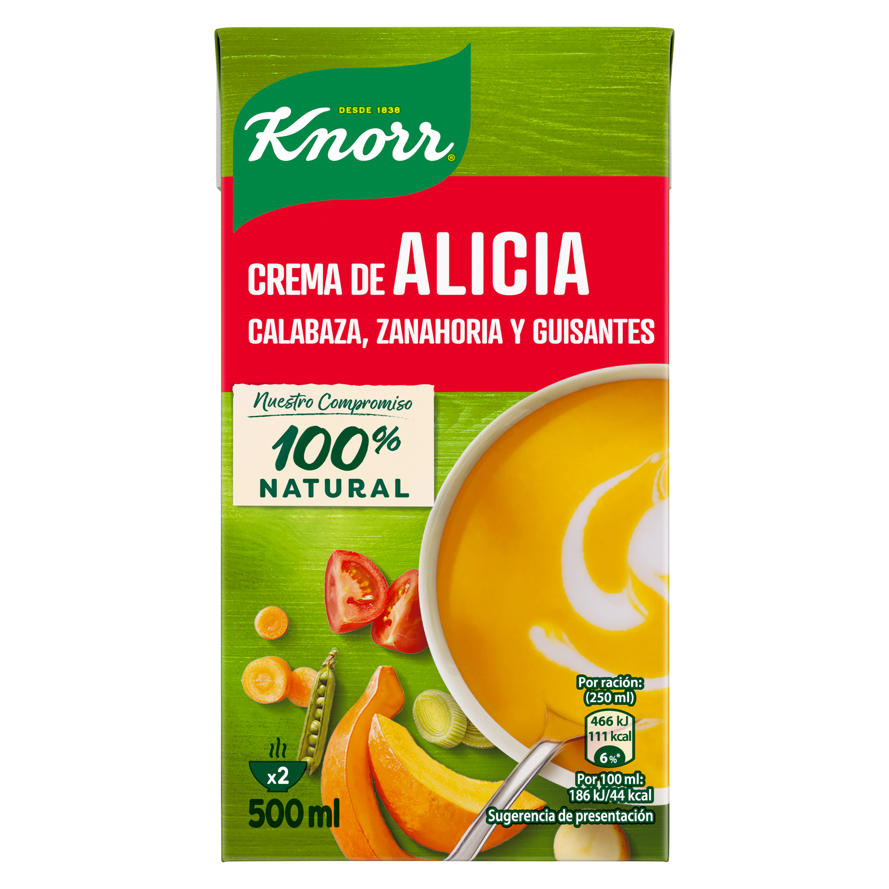Crema de Alicia 500ml packshot