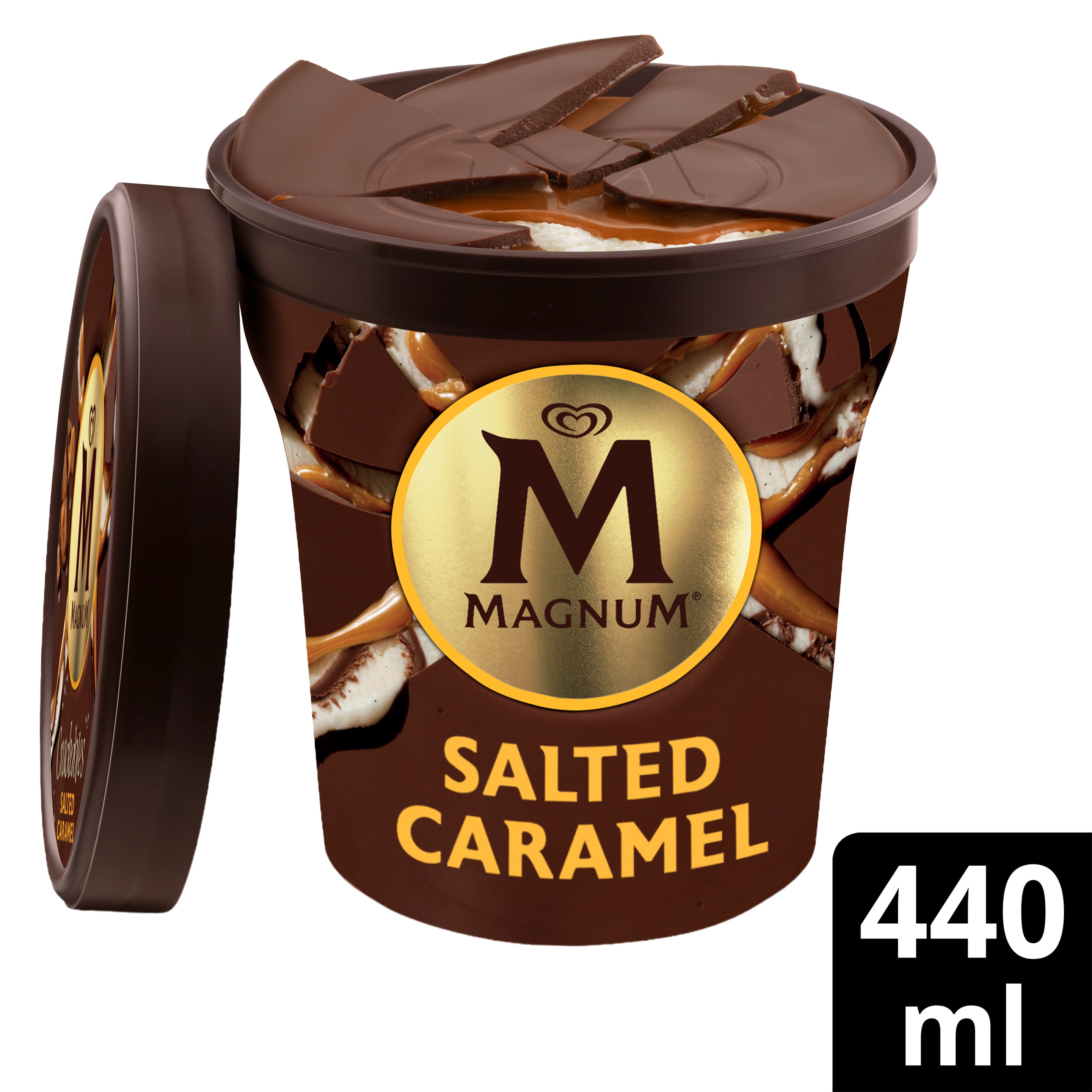 Magnum Crackables Becher Double Salted Caramel 440 ml - Magnum Österreich packshot