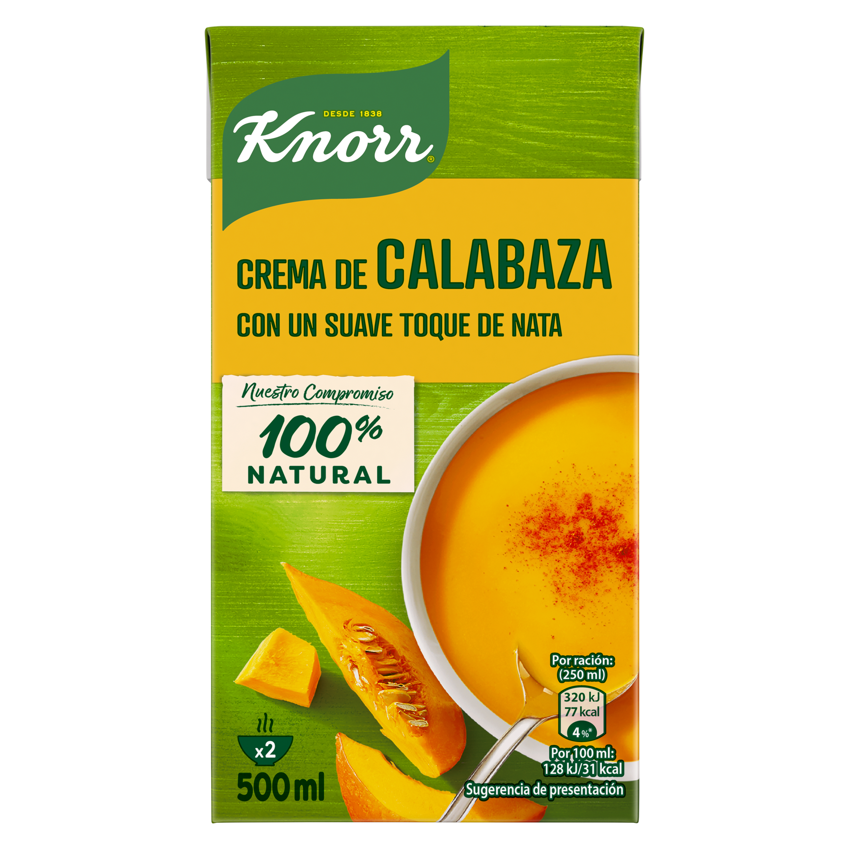 Crema de Calabaza 500ml packshot