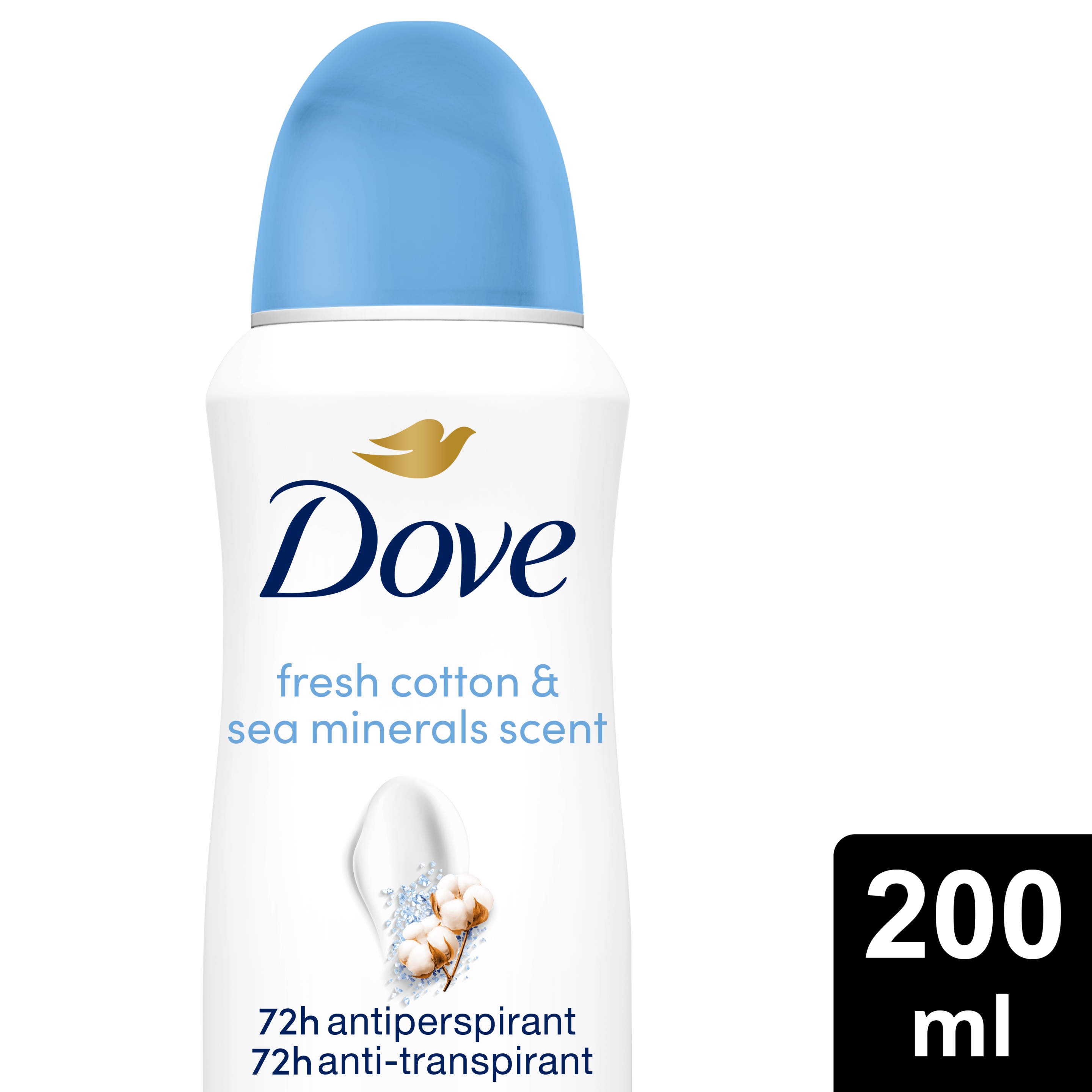 72hr Fresh Cotton & Sea Minerals Deodorant Spray  200ml