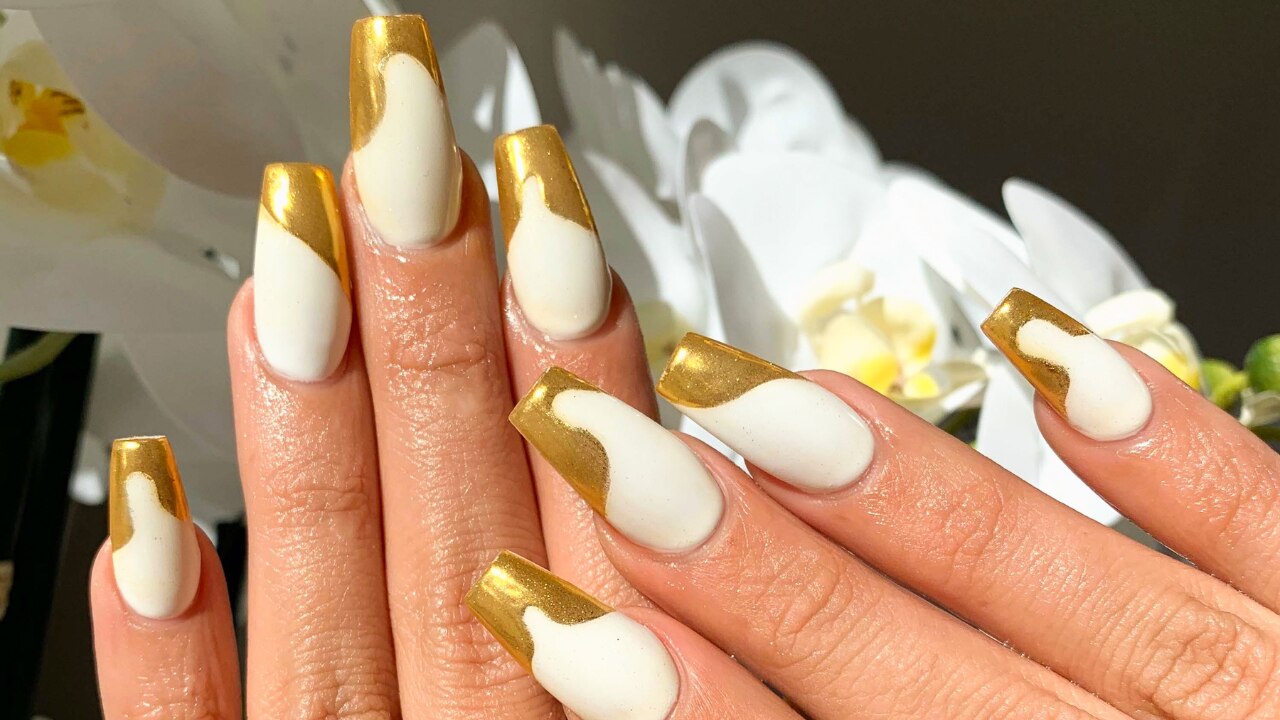 6. Molten Gold Drip