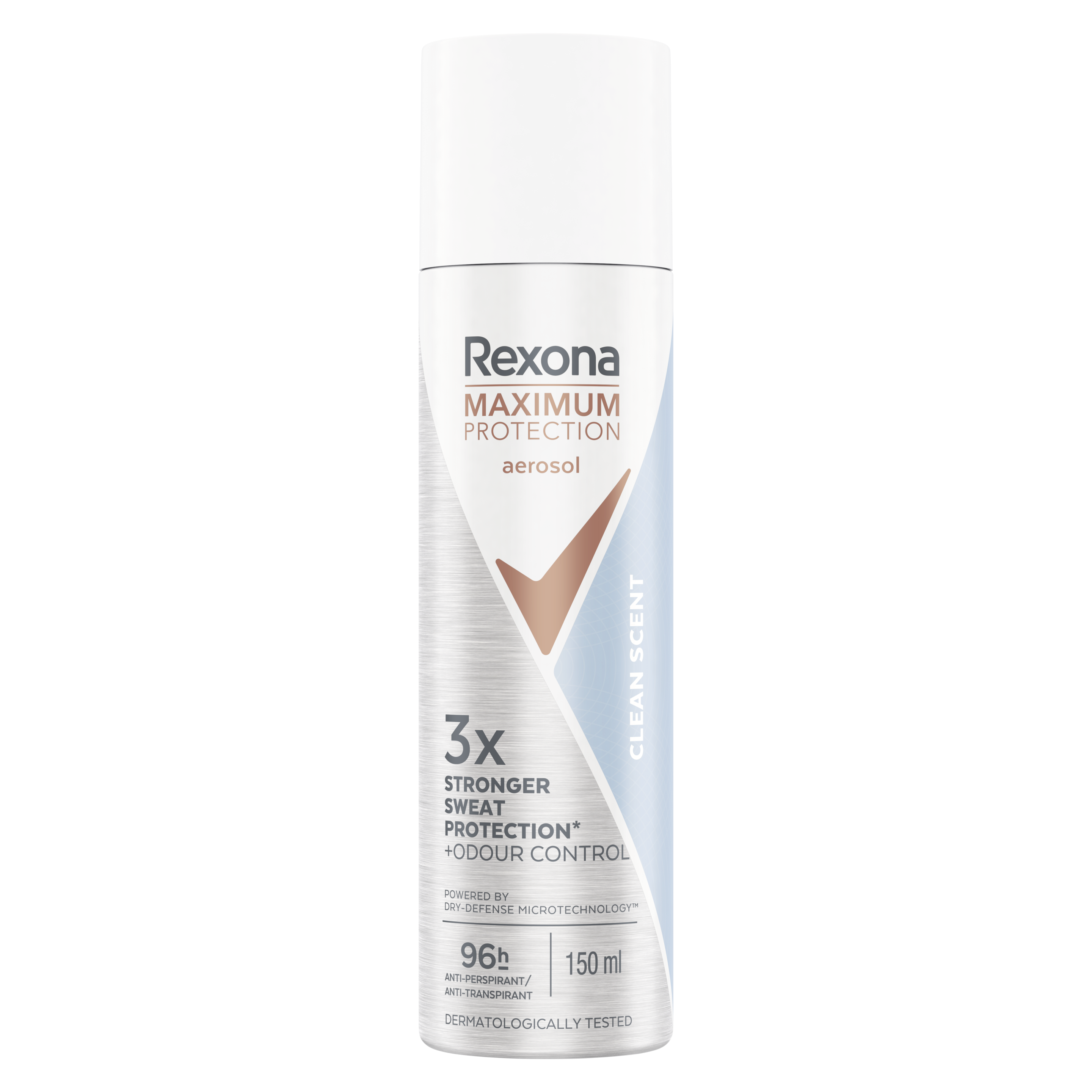 Rexona Clean Scent Maximum Protection Spray voor vrouwen 150ml packshot