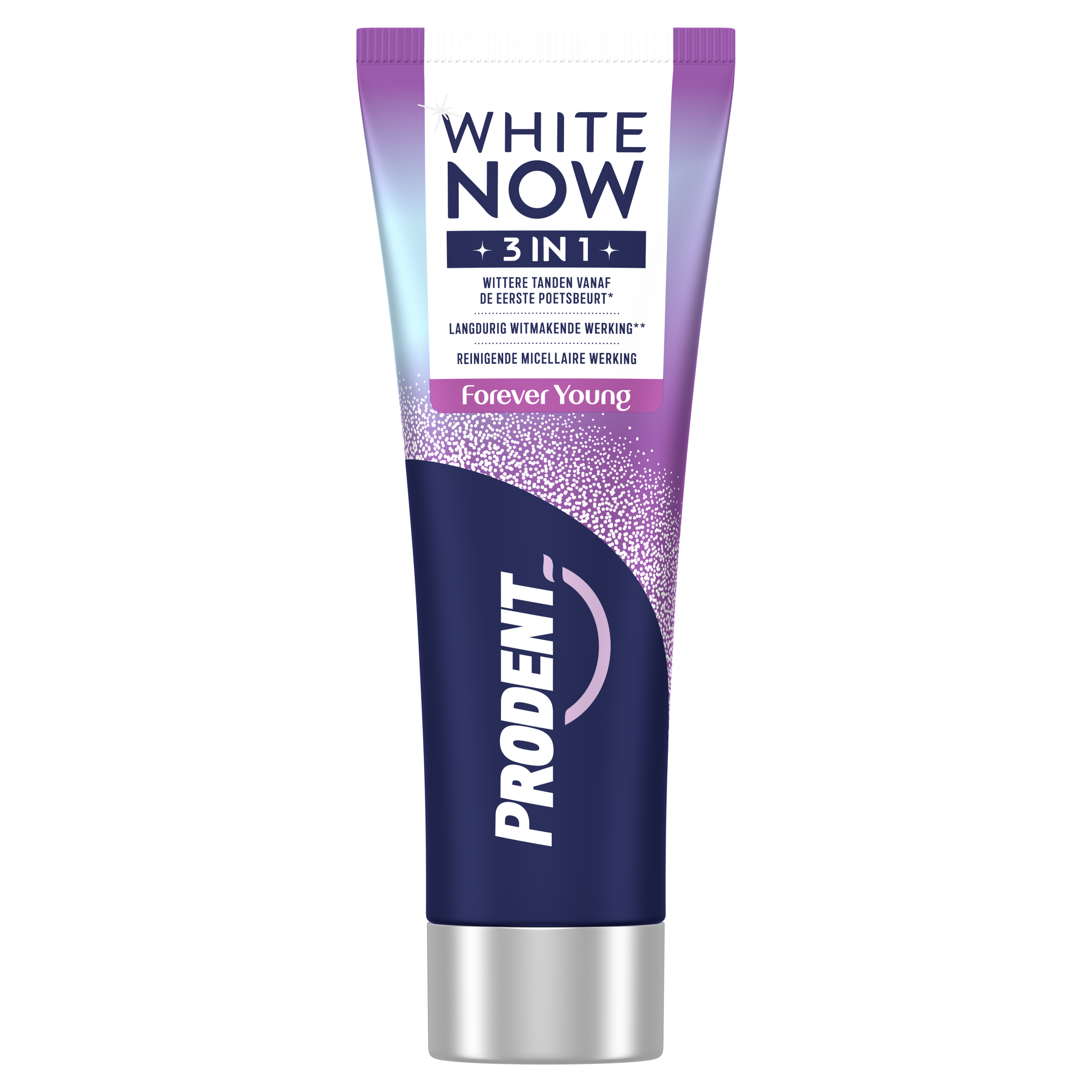 Prodent White Now Forever Young 3-in-1 75ml - Voorkant tube packshot