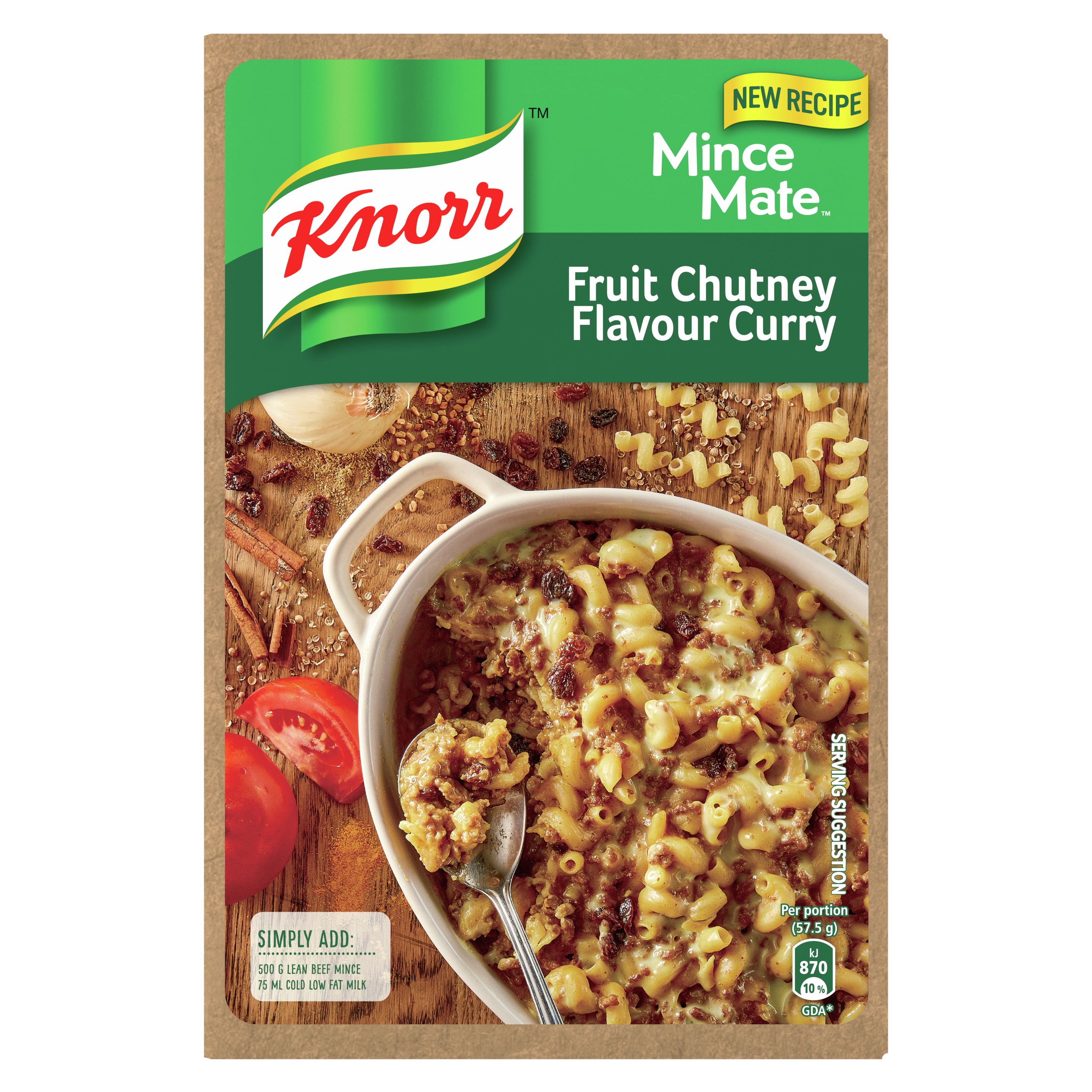 Knorr Fruit Chutney Flavour Curry Sauce Mince Mate 230g