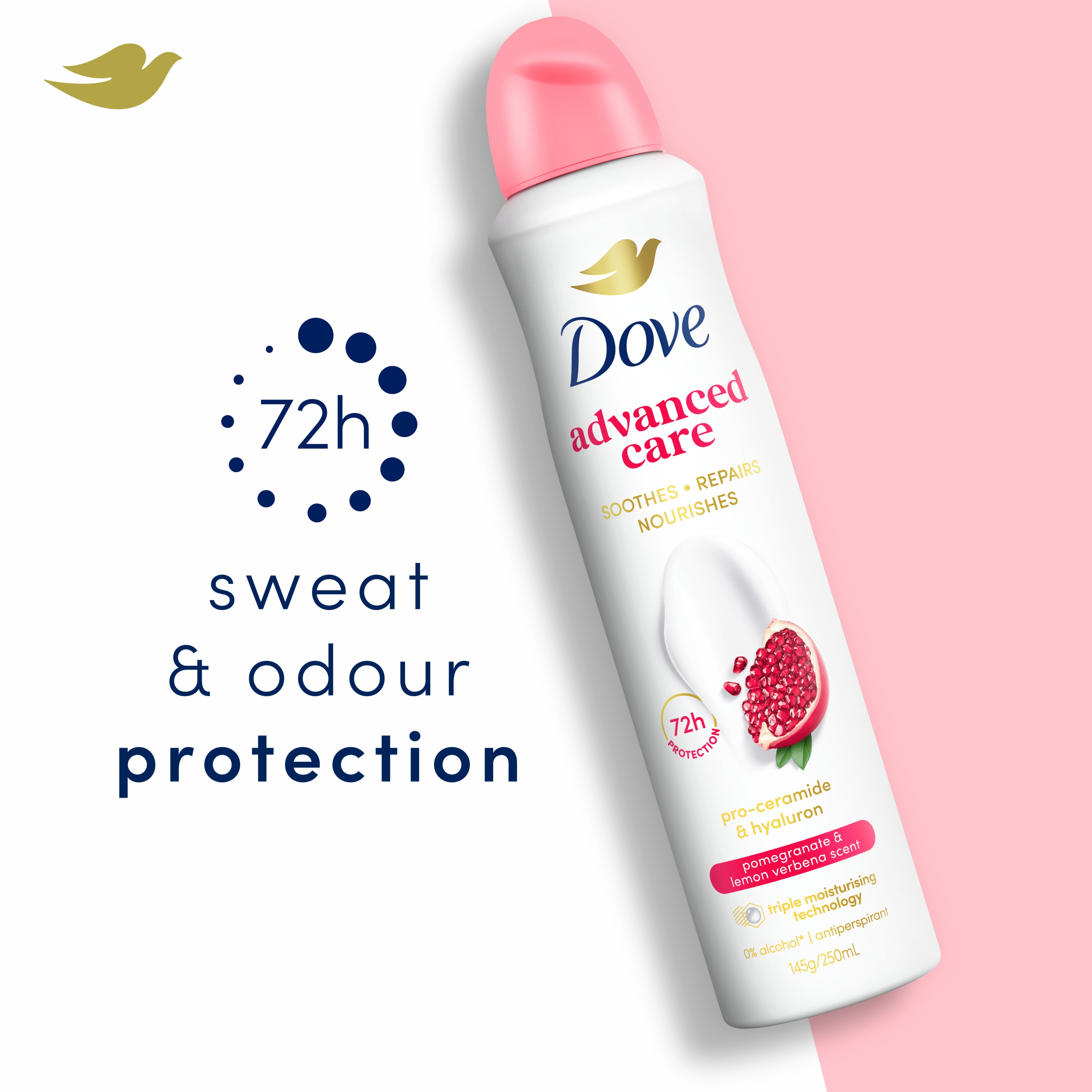 Advanced Antiperspirant Aerosol Pomegranate