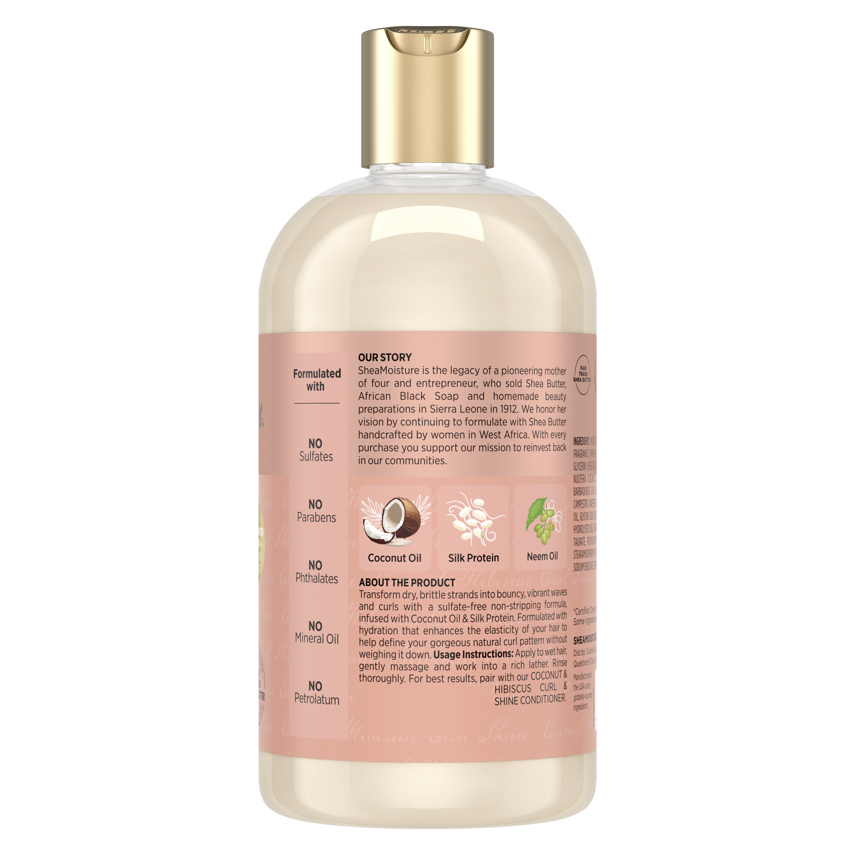 Coconut & Hibiscus Curl & Shine Hair Shampoo