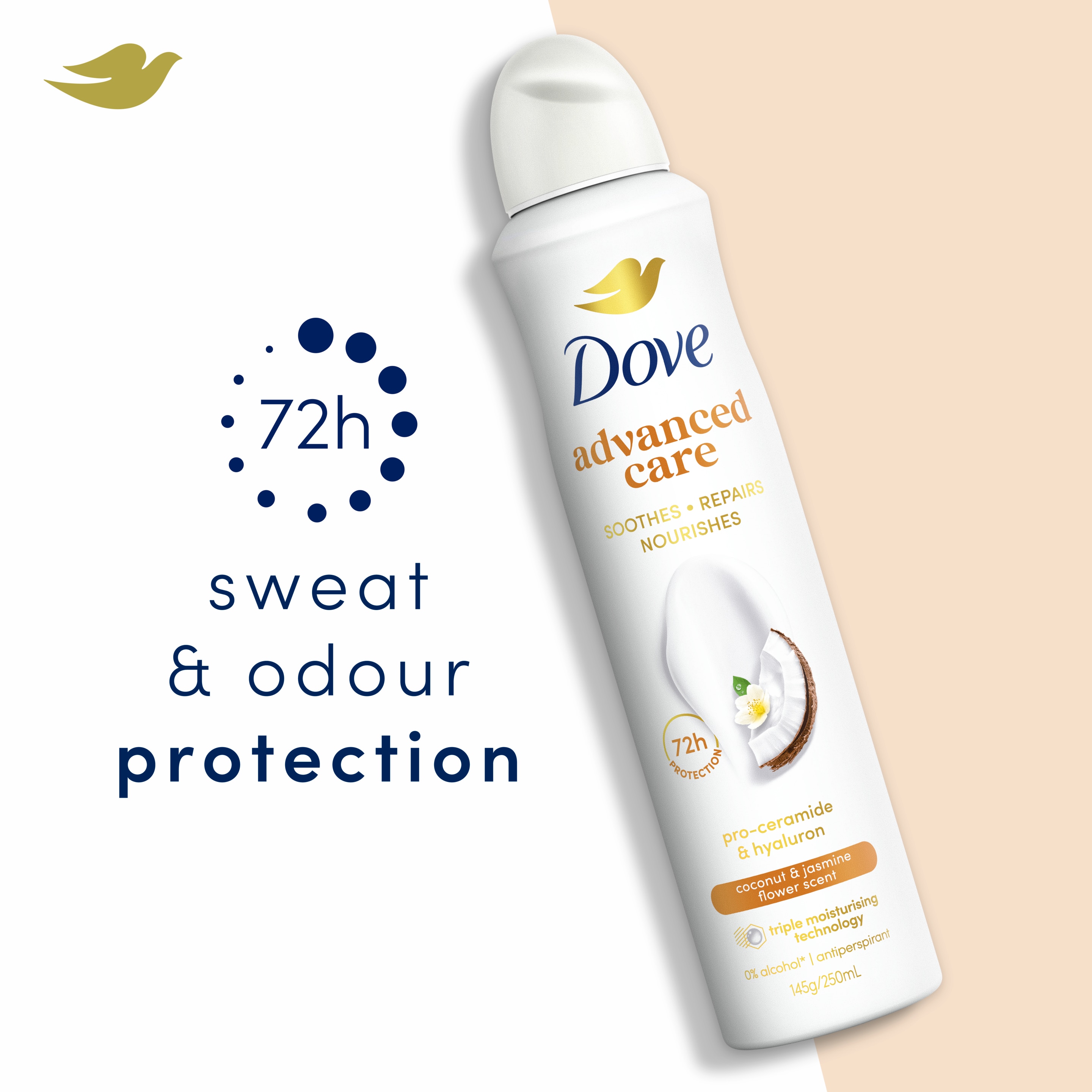 Advanced Antiperspirant Aerosol Nourishing Coconut Jasmine