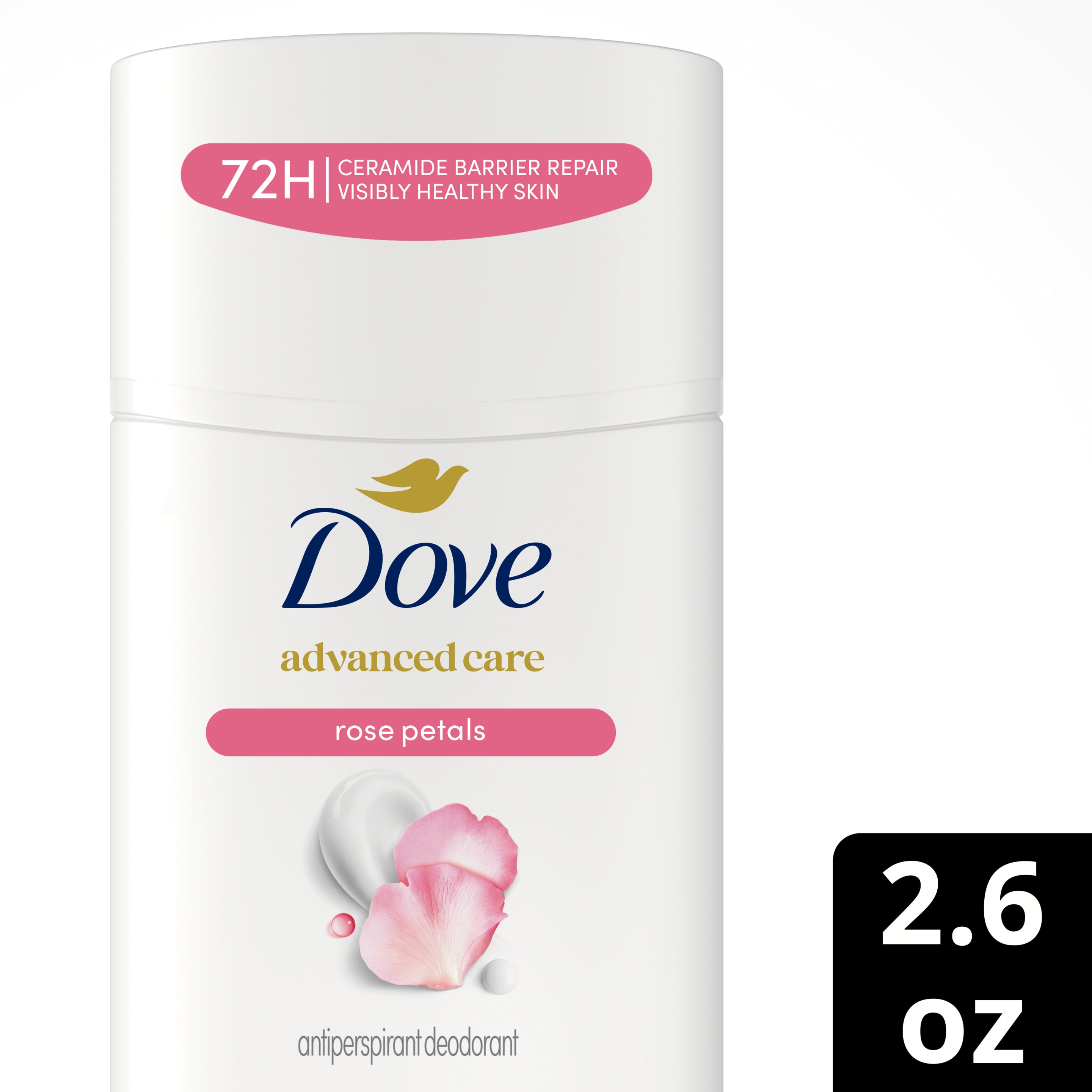 Dove Advanced Care Rose Petals Antiperspirant Stick&nbsp;2.6 oz packshot