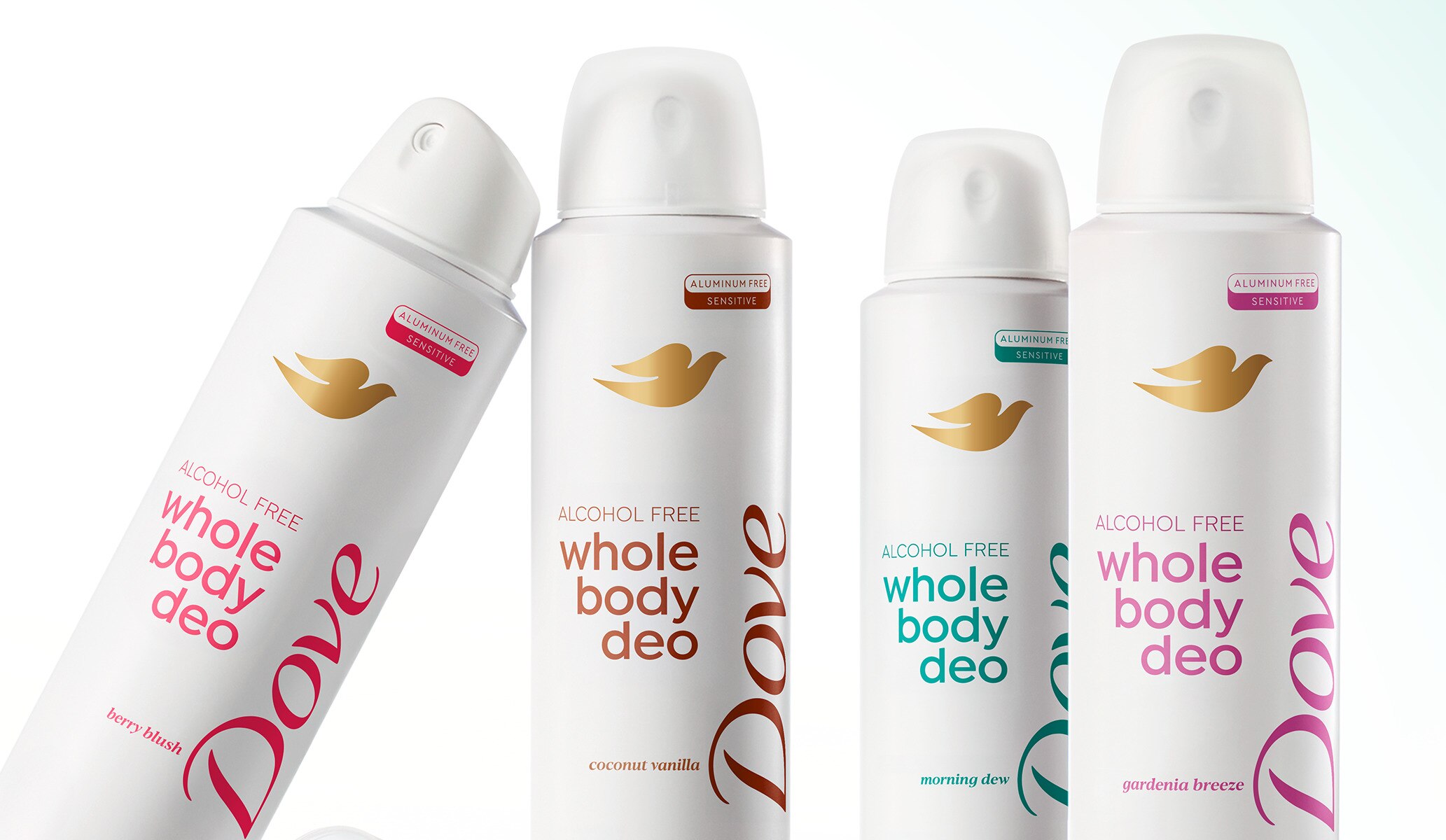 Dove Whole Body Deodorant Dry Spray range