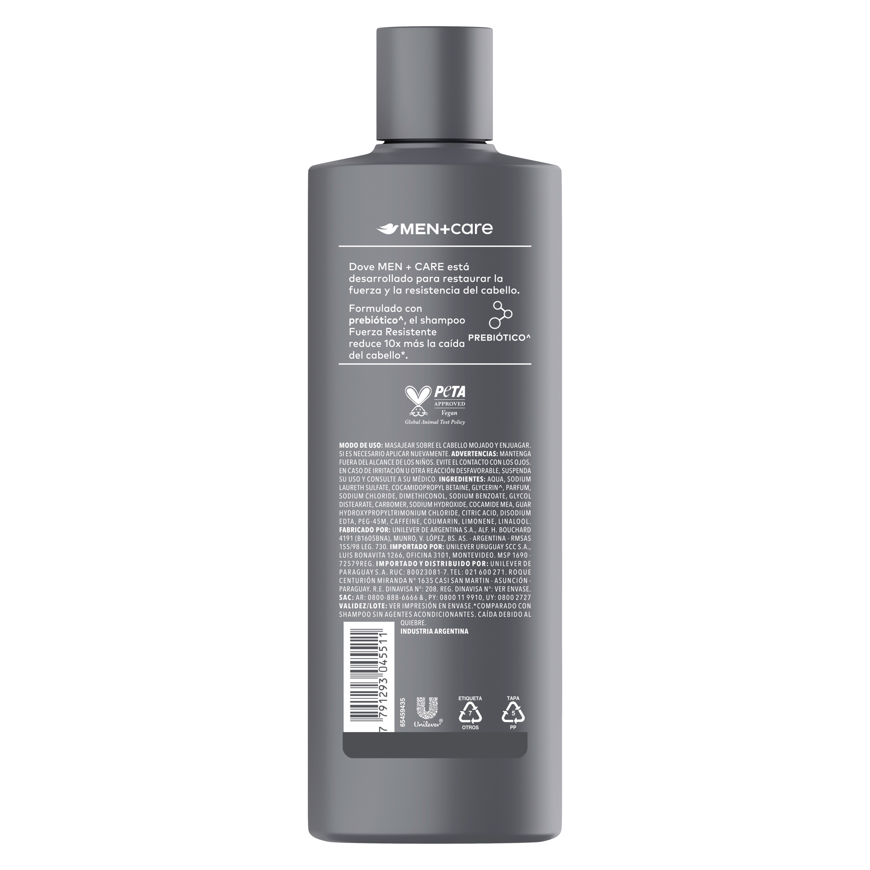 Men+Care Shampoo 2 en 1 Fuerza Extrema