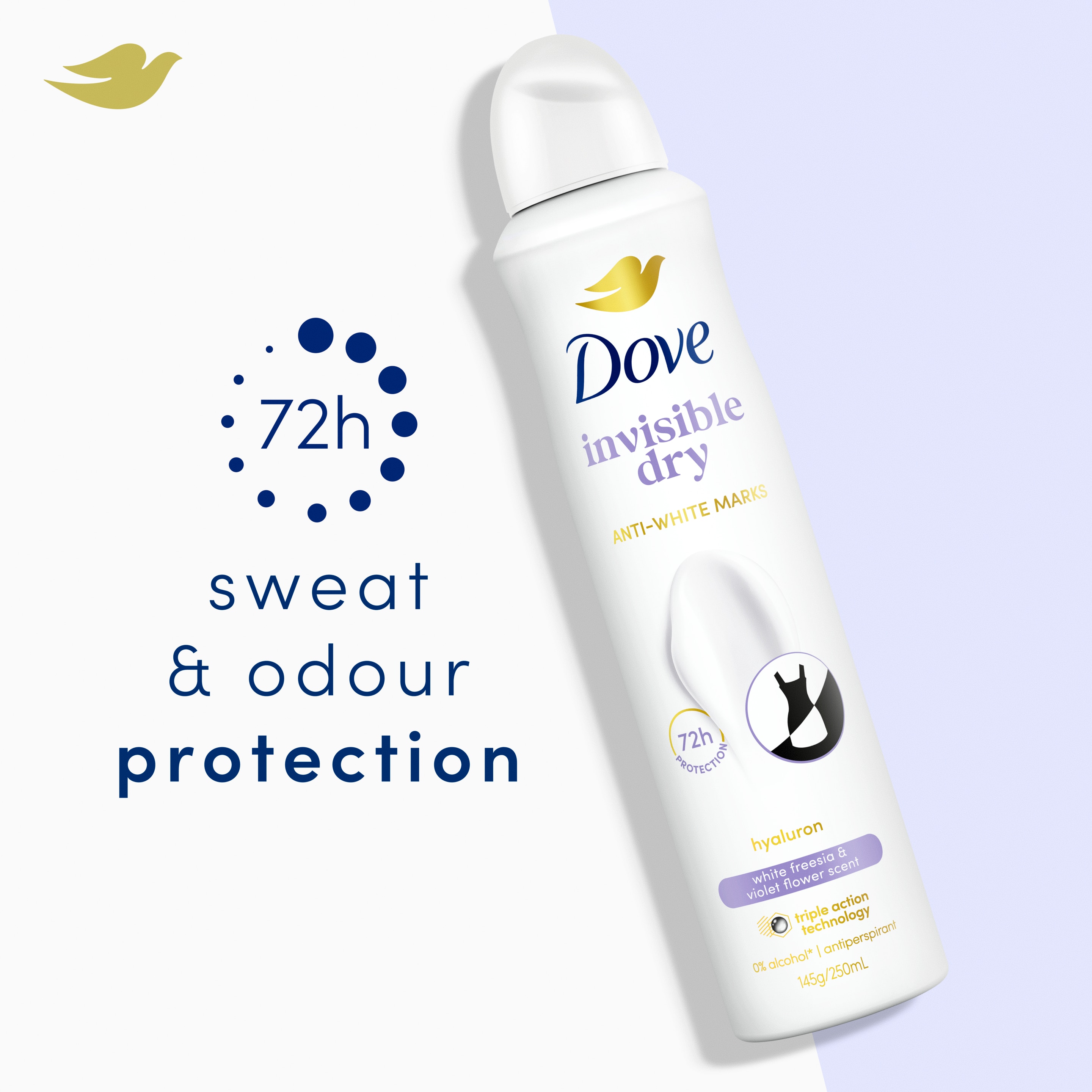Advanced Antiperspirant Aerosol Invisible Dry