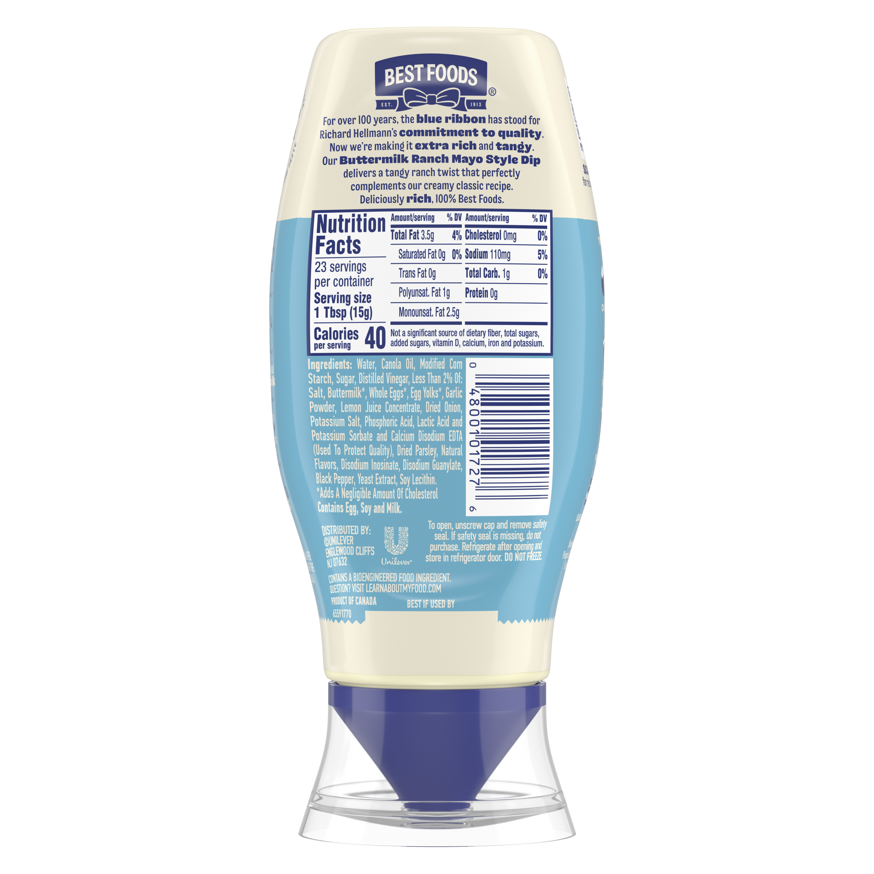 Buttermilk Ranch Mayonnaise(Back)